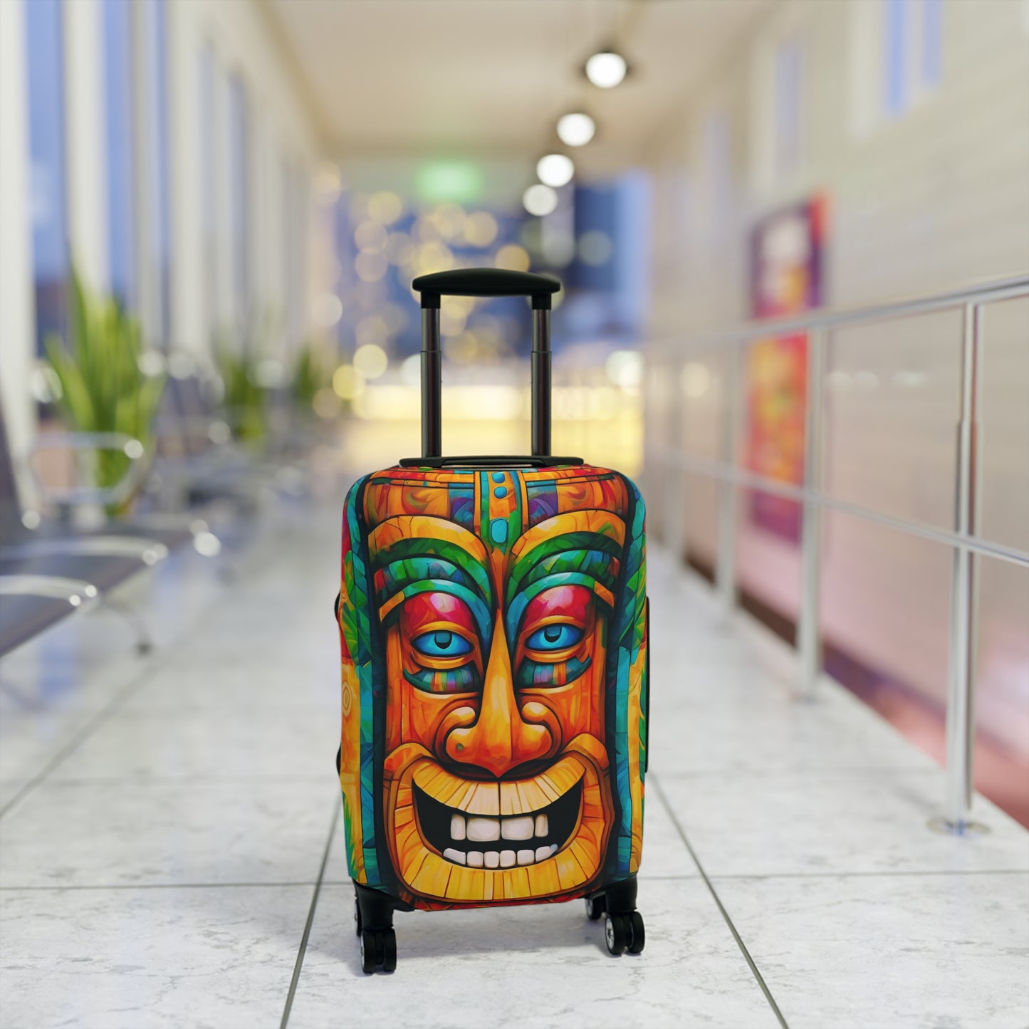 The Tiki Knows Luggage Cover ONLY