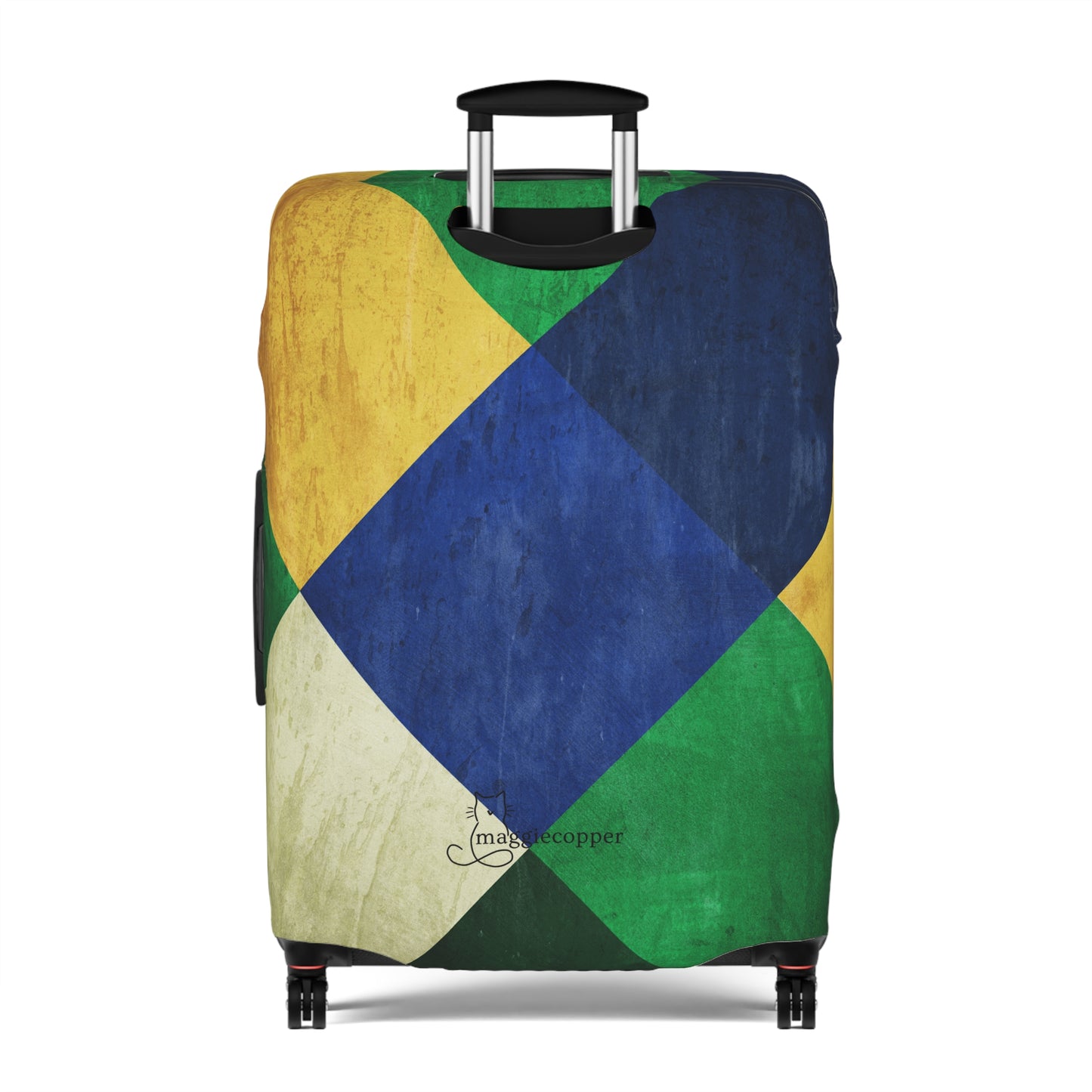 Brasil Plaid Luggage Cover