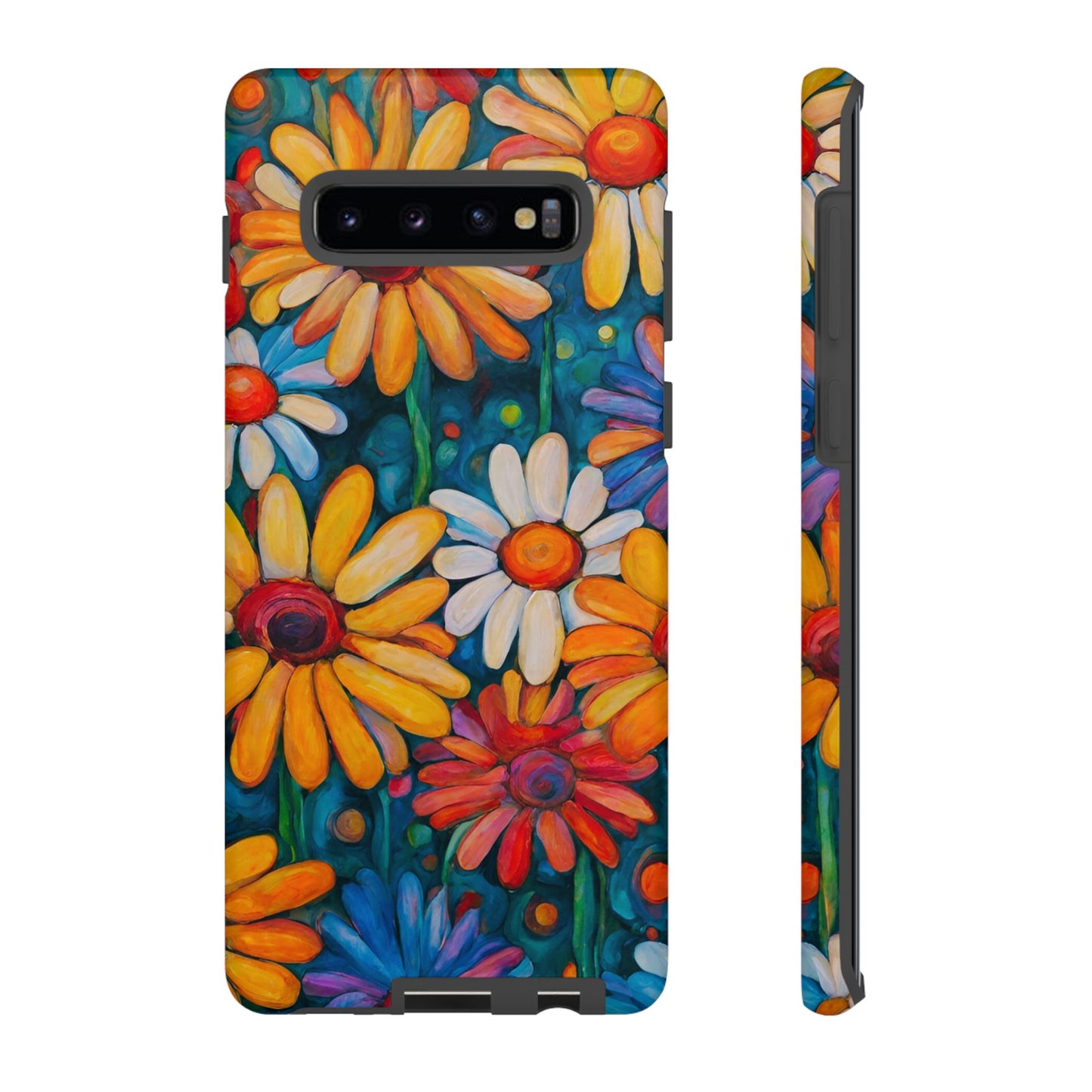 Crazy Daisies iPhone Samsung Galaxy Google Pixel Tough Cases