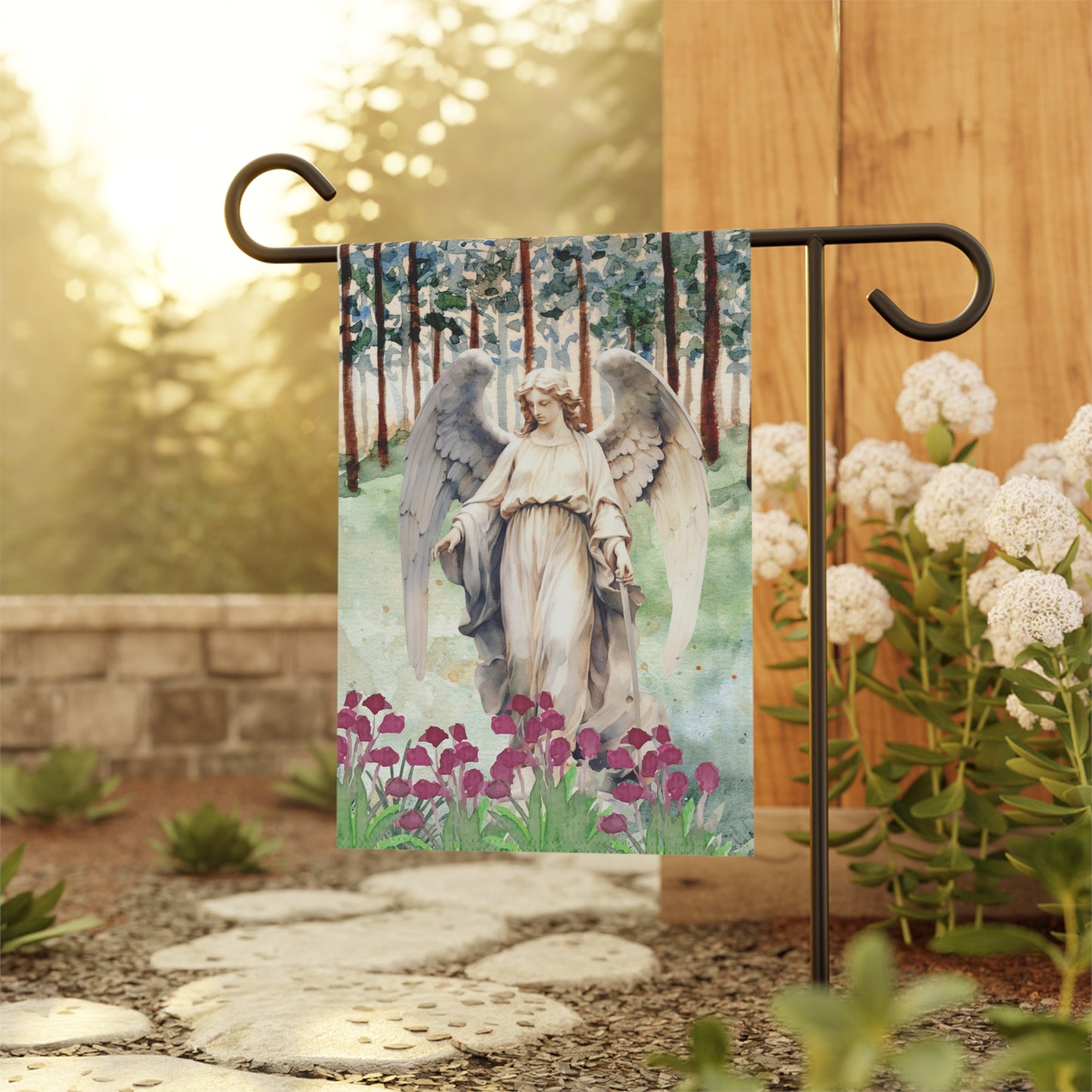 Forest Angel 2-Sided Garden & House Banner