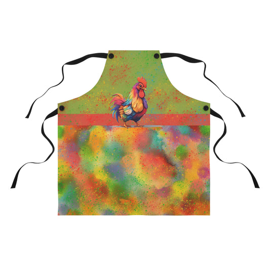 Colorful Chicken Apron