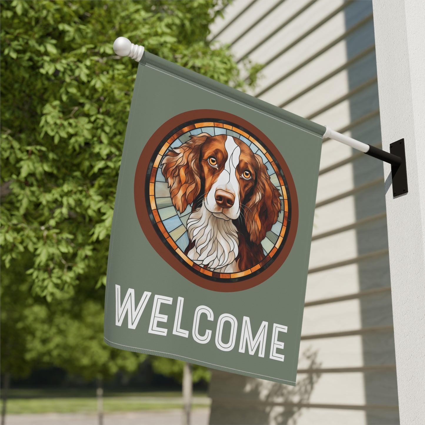 Brittany Welcome 2-Sded Garden & House Flag/Banner
