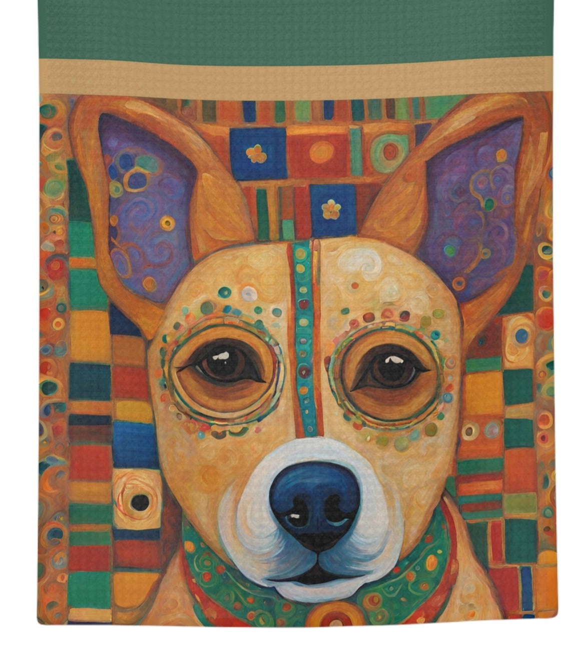 Dogs in the Kitchen- Chuy Microfiber Tea Towel