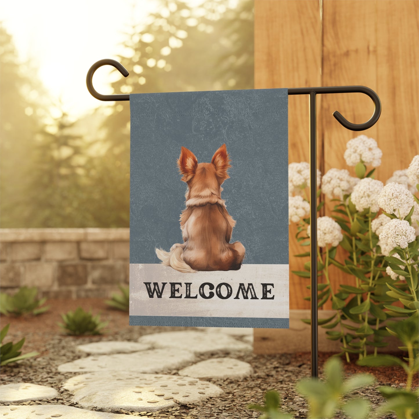 Chihuahua Welcome 2-Sided Garden & House Flag/Banner