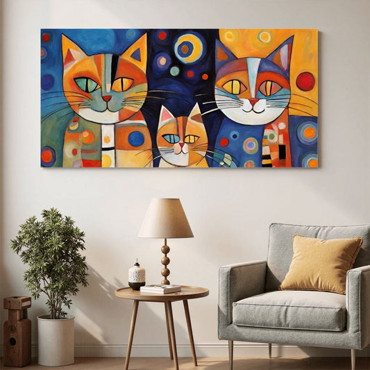 60" x 30" Printed Canvas Fabric Wall Art - No Frame (Made in USA)