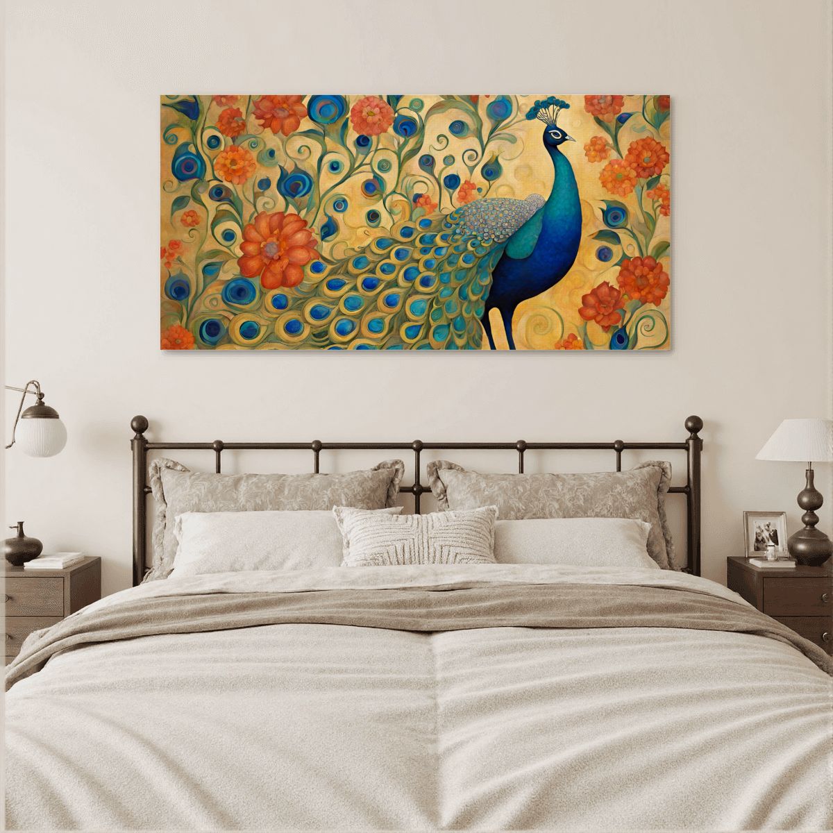 60" x 30" Printed Canvas Fabric Wall Art - No Frame (Made in USA)