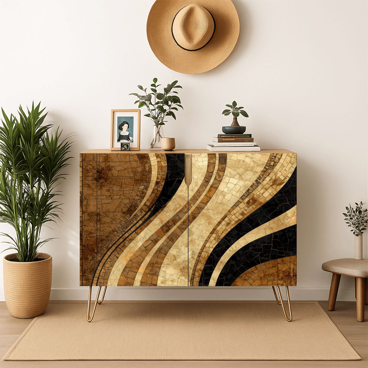 Modern Wooden Storage Cabinet (Made in USA)