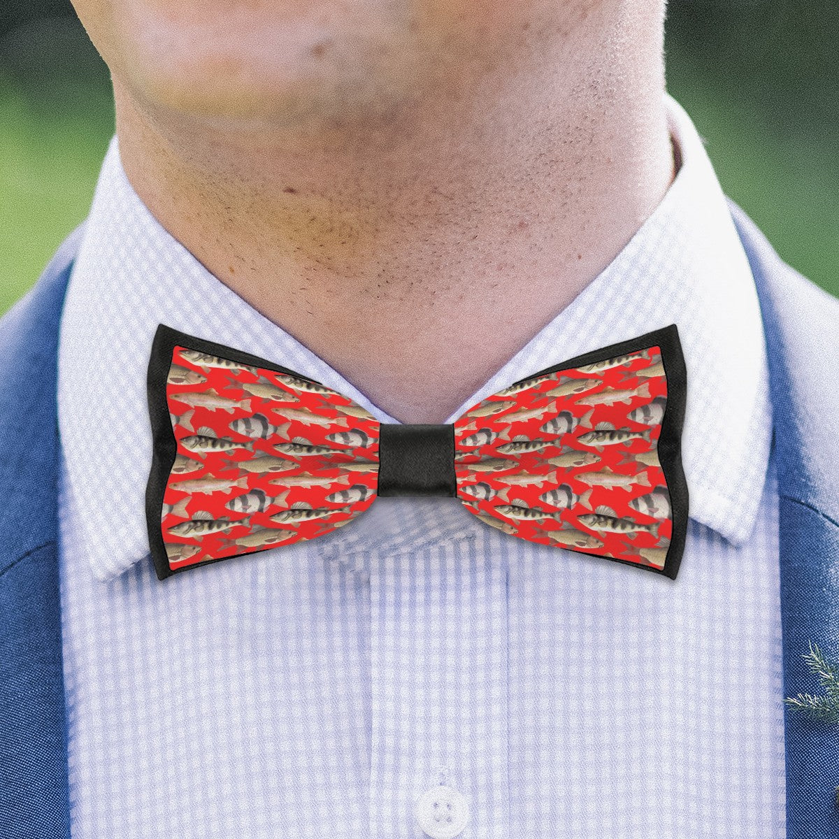 Fish School Adjustable Bow Tie