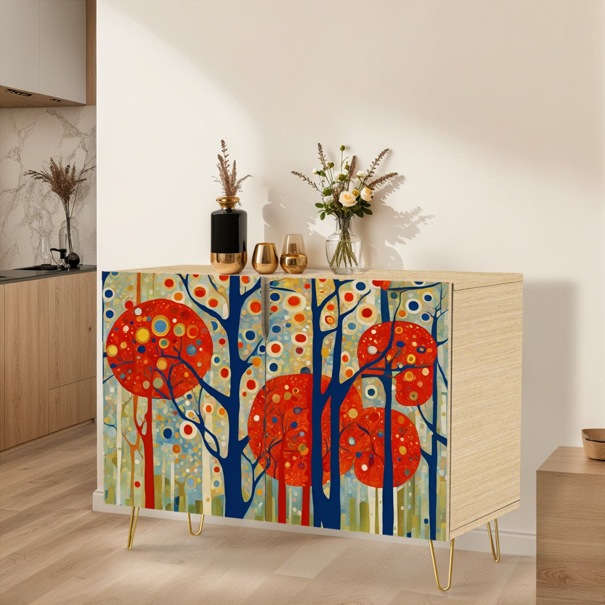 Wooden Storage Cabinet