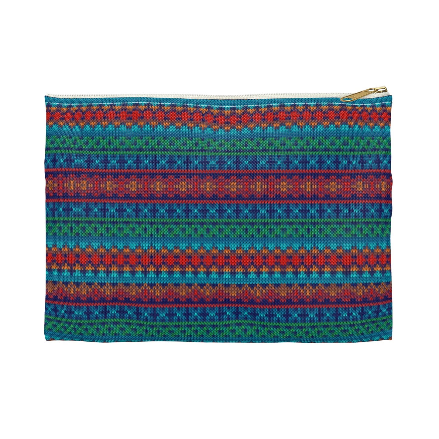 Bright Knit Sweater Accessory Pouch