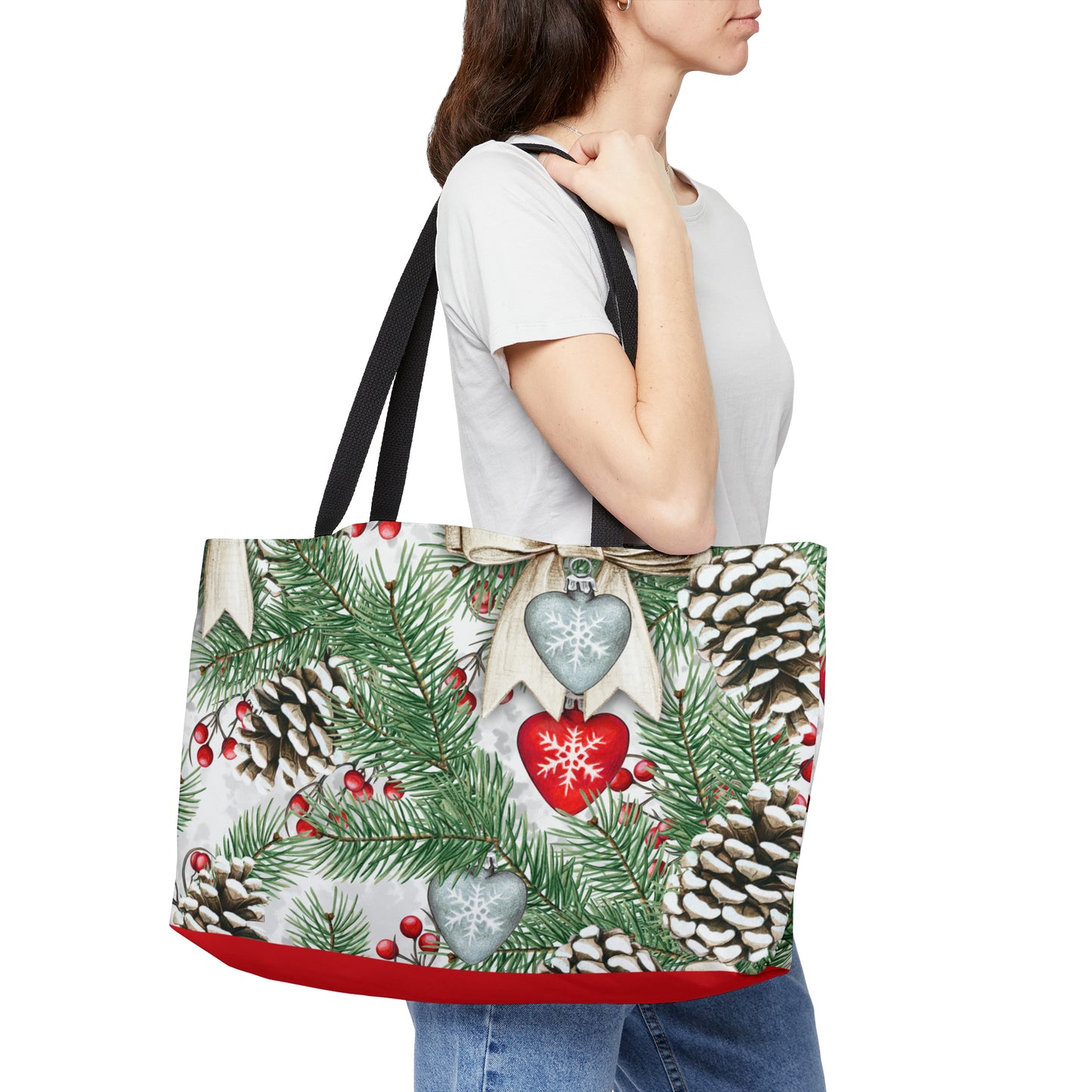 Pinecones & Bows Weekender Tote Bag