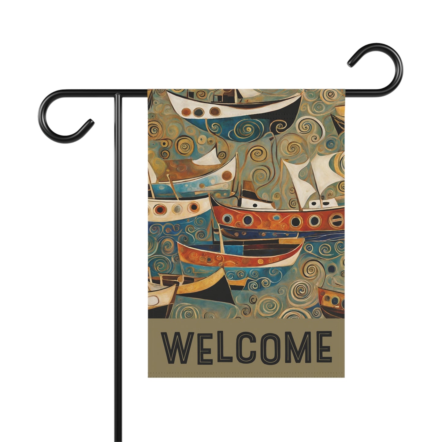 The Harbor Welcome 2-Sided Garden & House Flag/Banner