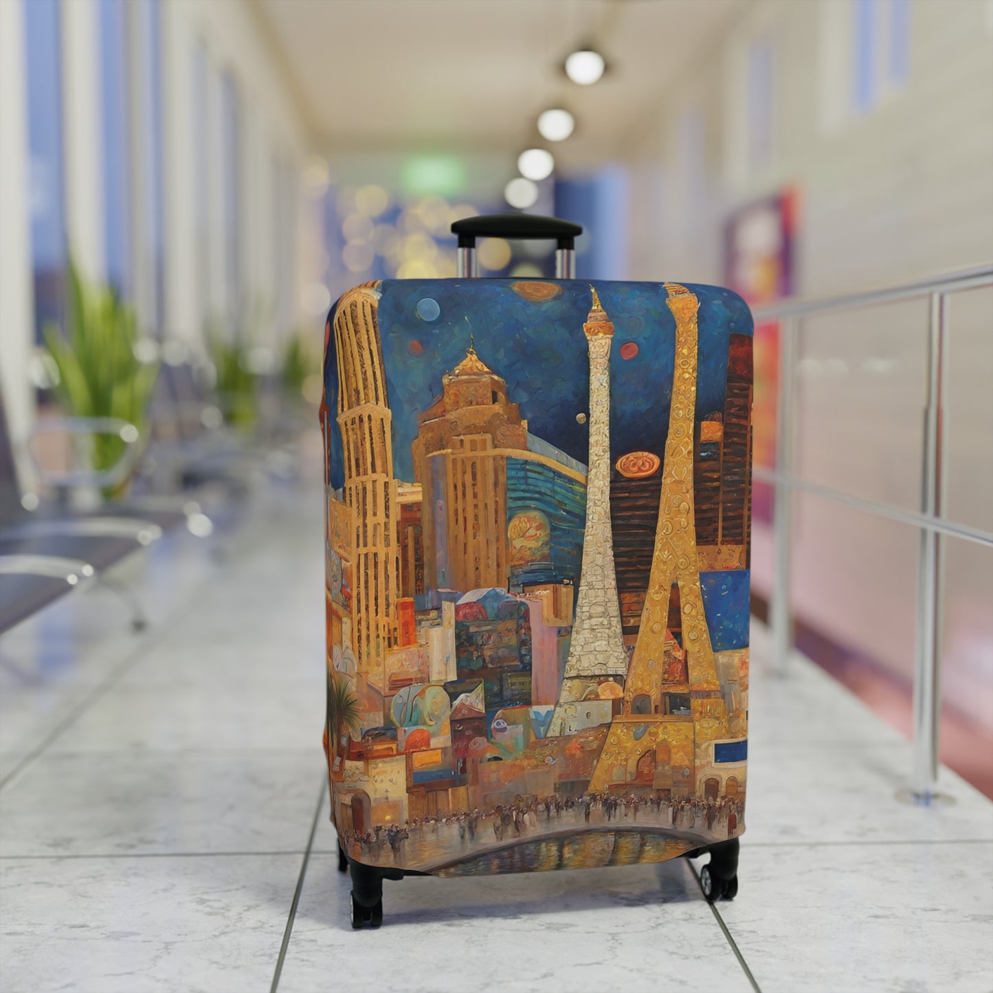 Let's Travel Luggage Cover