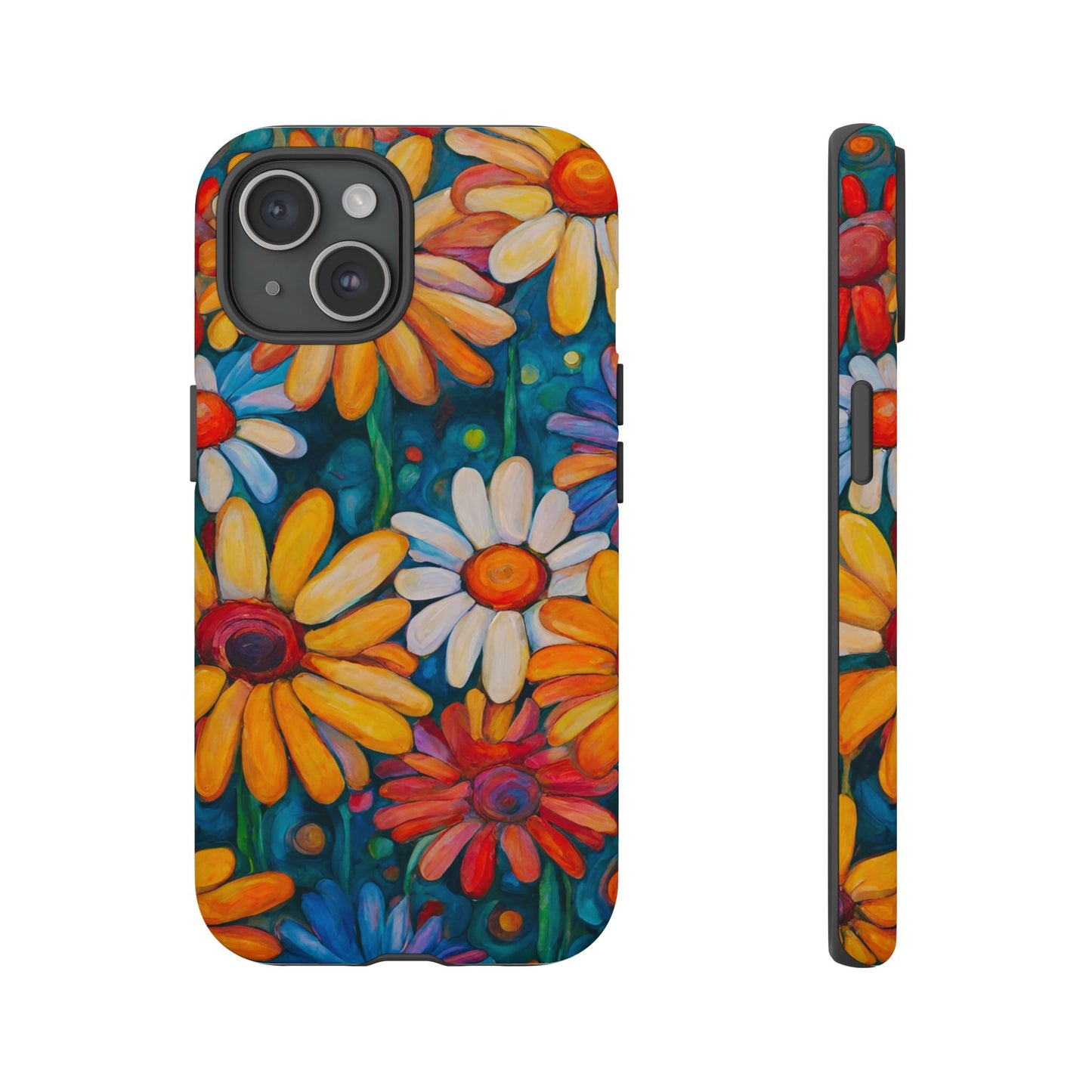 Crazy Daisies iPhone Samsung Galaxy Google Pixel Tough Cases