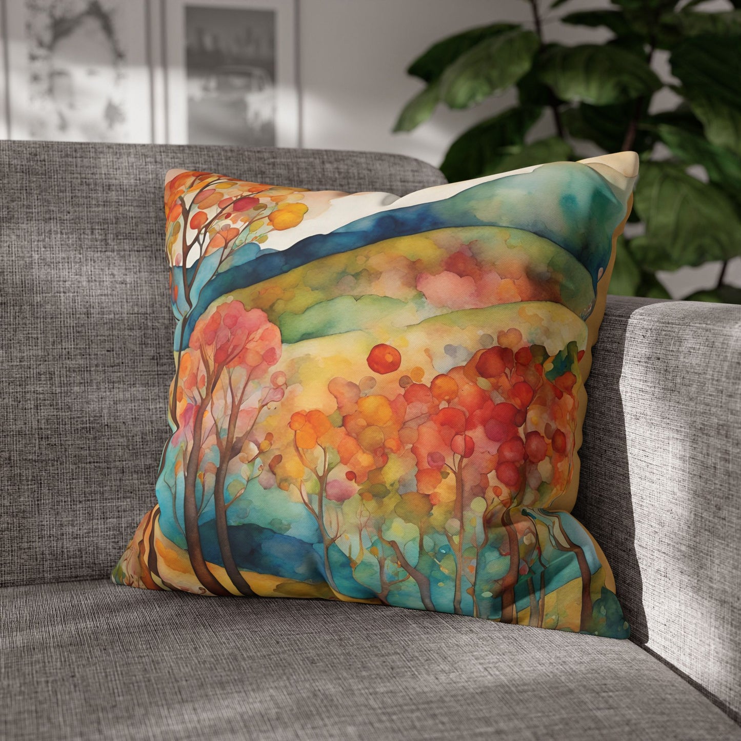 Guthrie Hills Square Poly Canvas Pillowcase