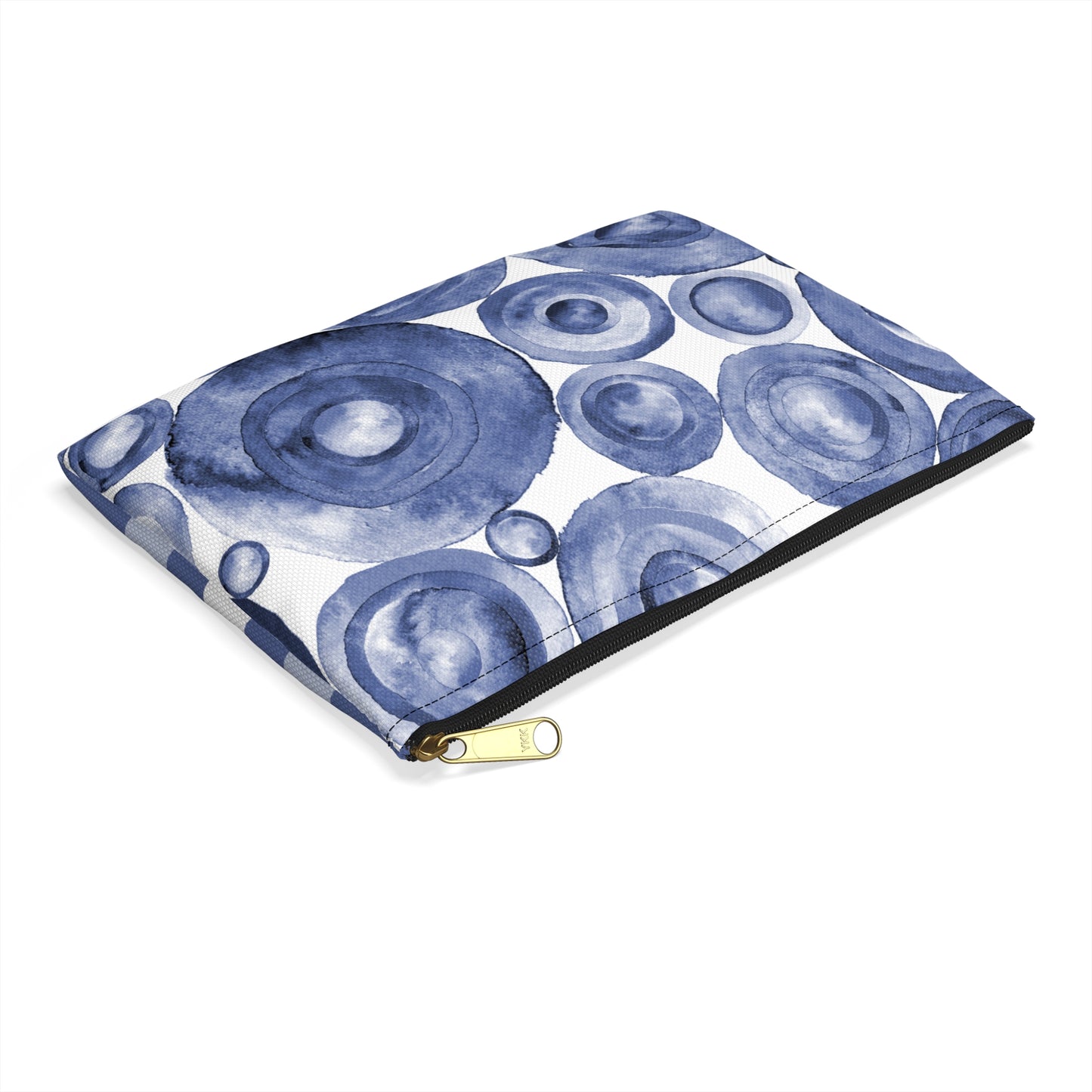 Indigo Swirls Accessory Pouch