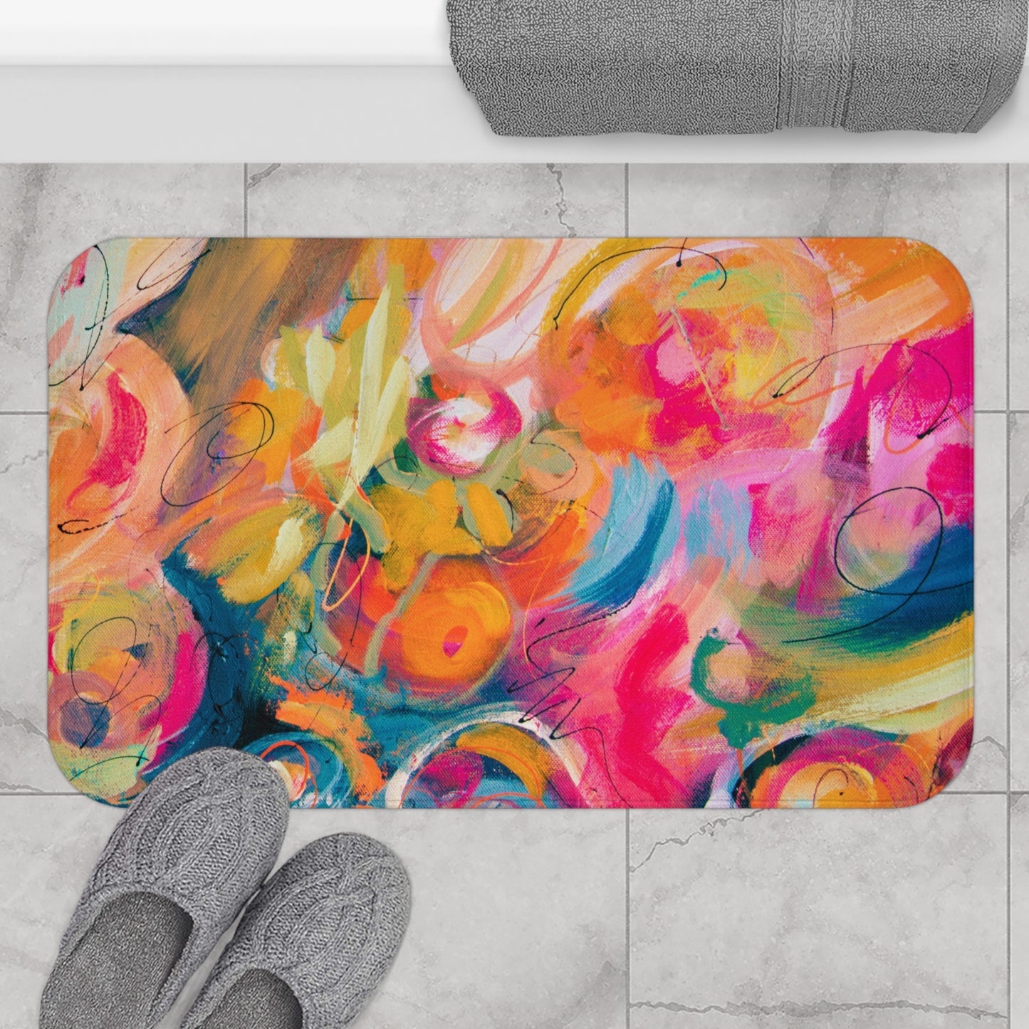 Penelope Microfiber Bath Mat