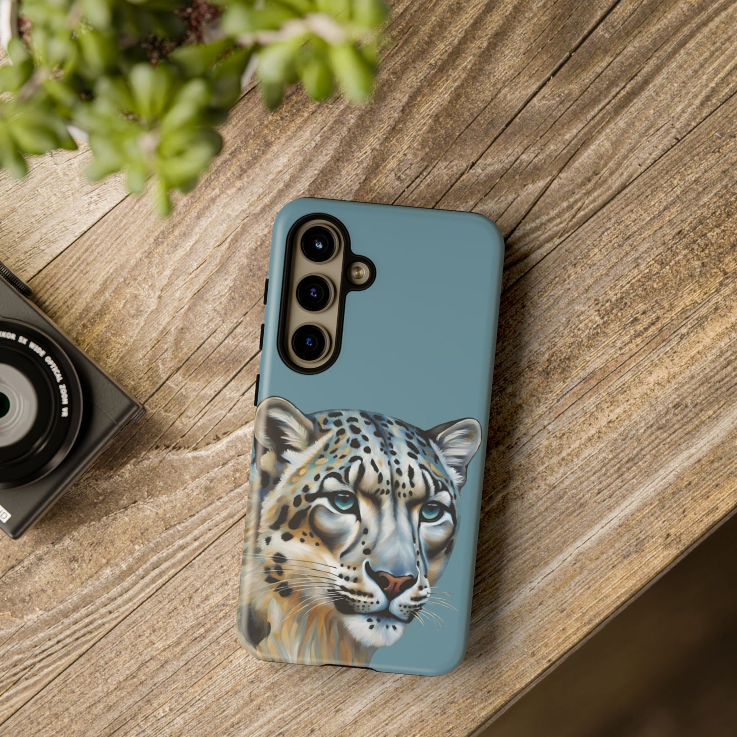 Snow Leopard iPhone Samsung Galaxy Google Pixel Tough Cases