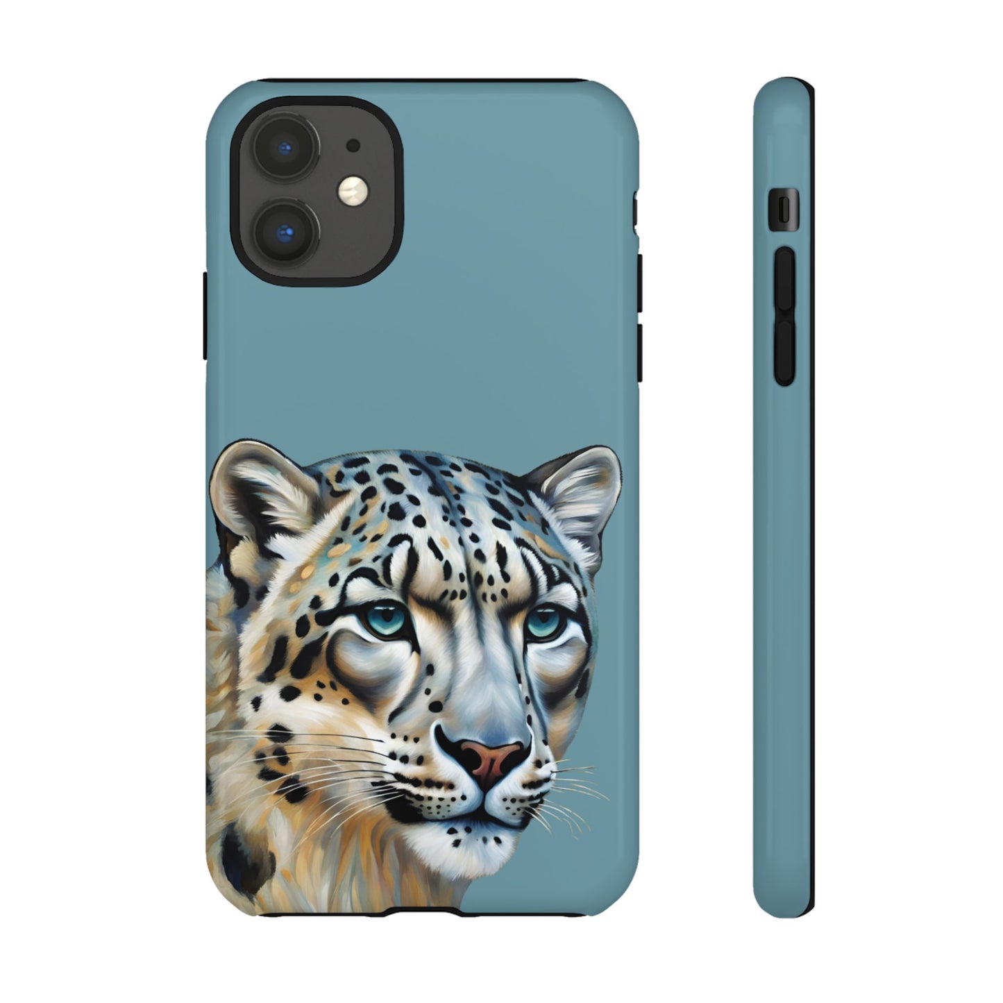 Snow Leopard iPhone Samsung Galaxy Google Pixel Tough Cases