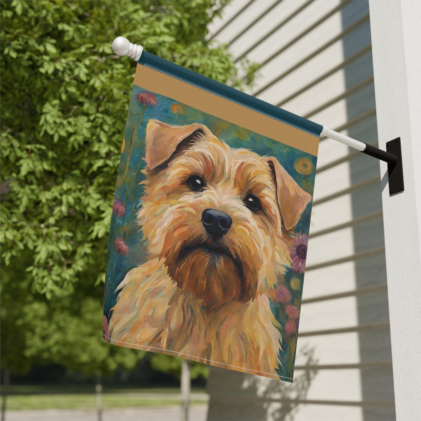 Norfolk Terrier 2-Sided Garden & House Flag/Banner