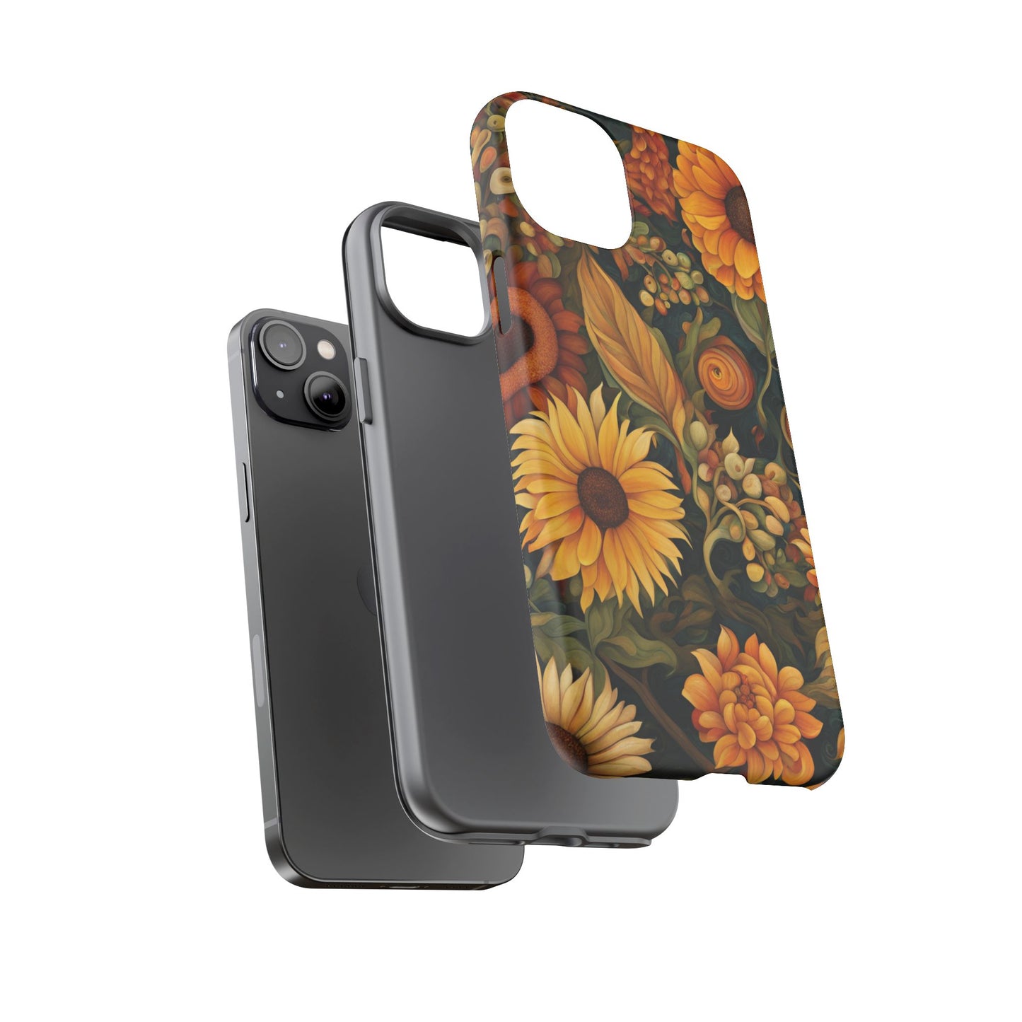 Autumn Flowers iPhone Samsung Galaxy Google Pixel Tough Cases