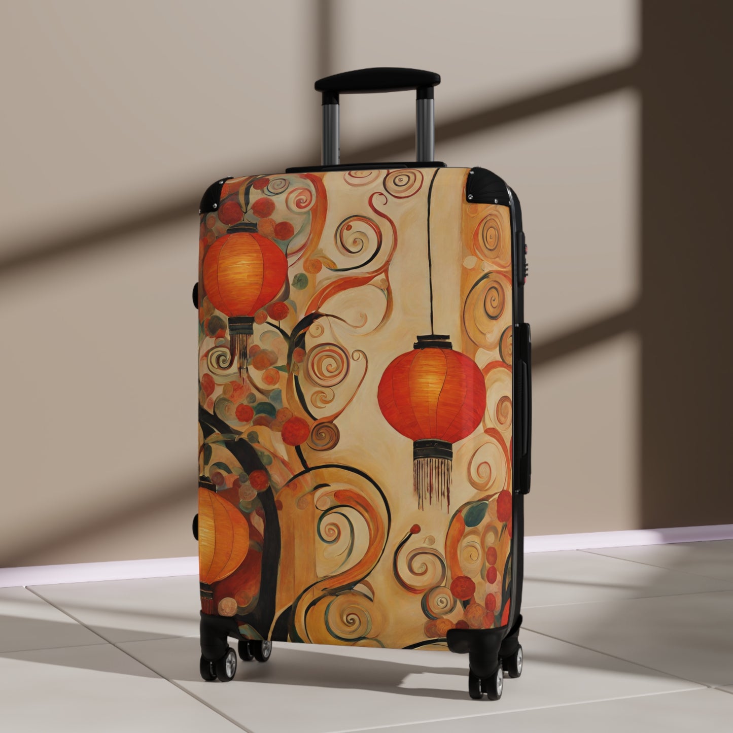 Lanterns & Swirls Suitcase