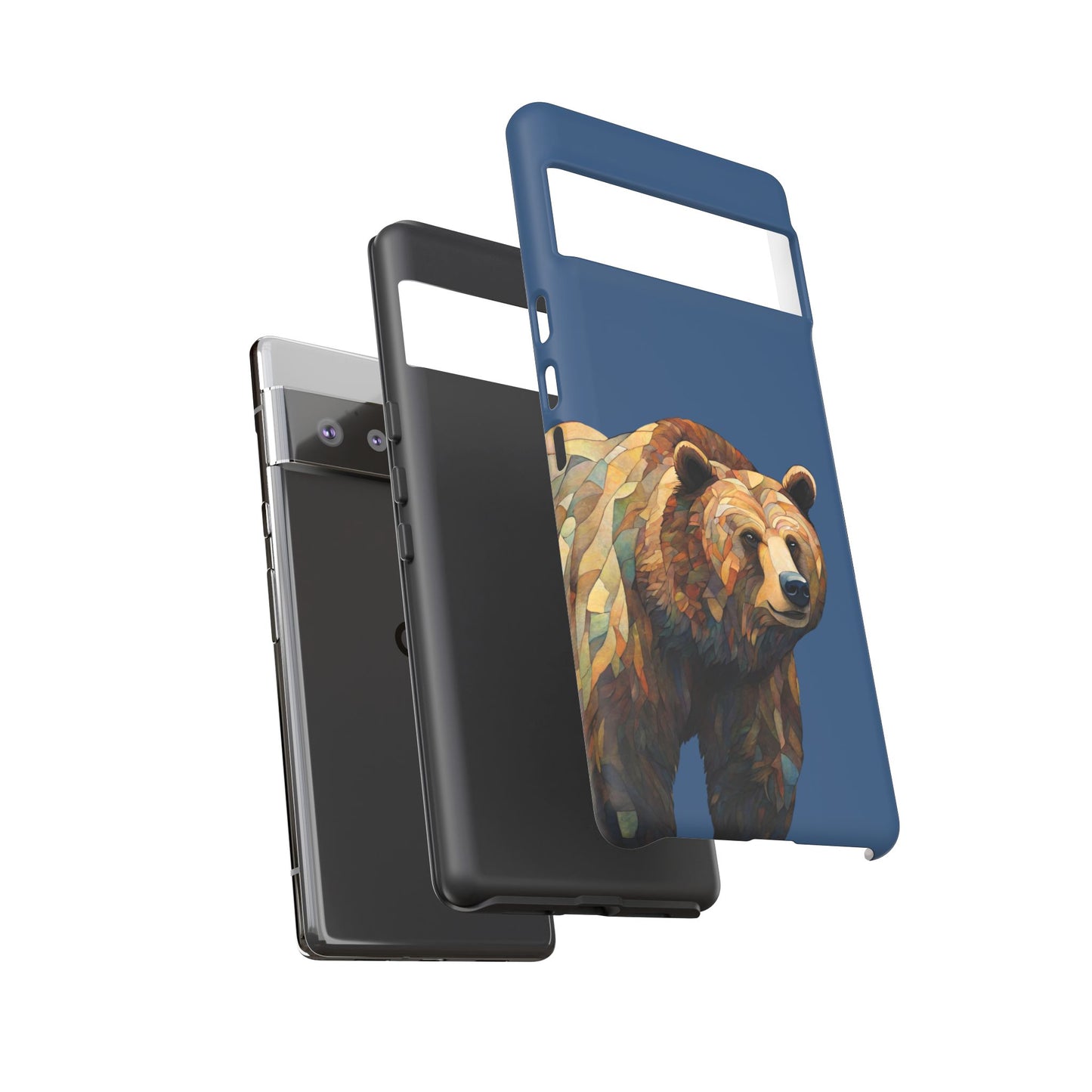 Grizzly Wildlife iPhone Samsung Galaxy Google Pixel Tough Cases