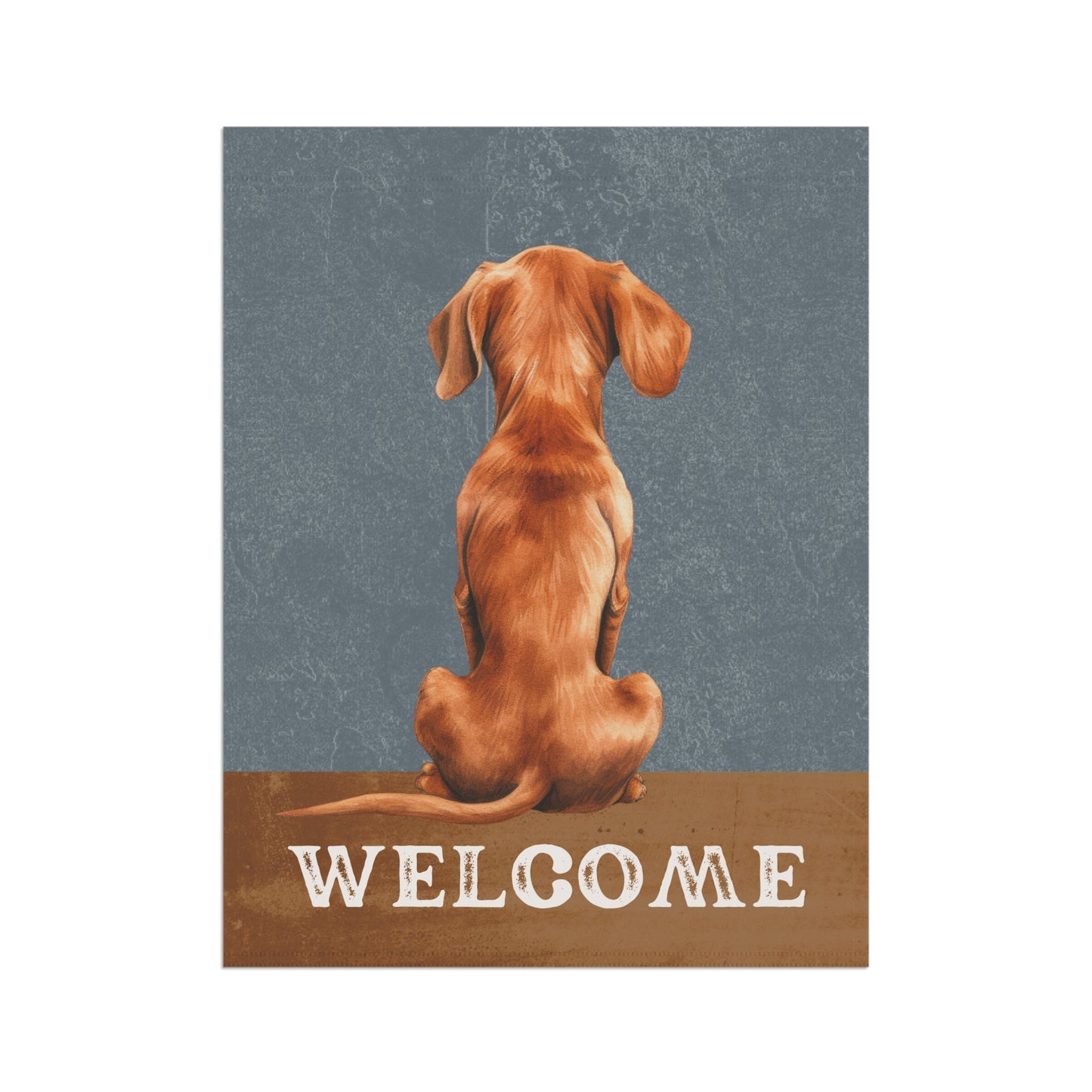 Vizsla Welcome 2-Sided Garden & House Flag/Banner