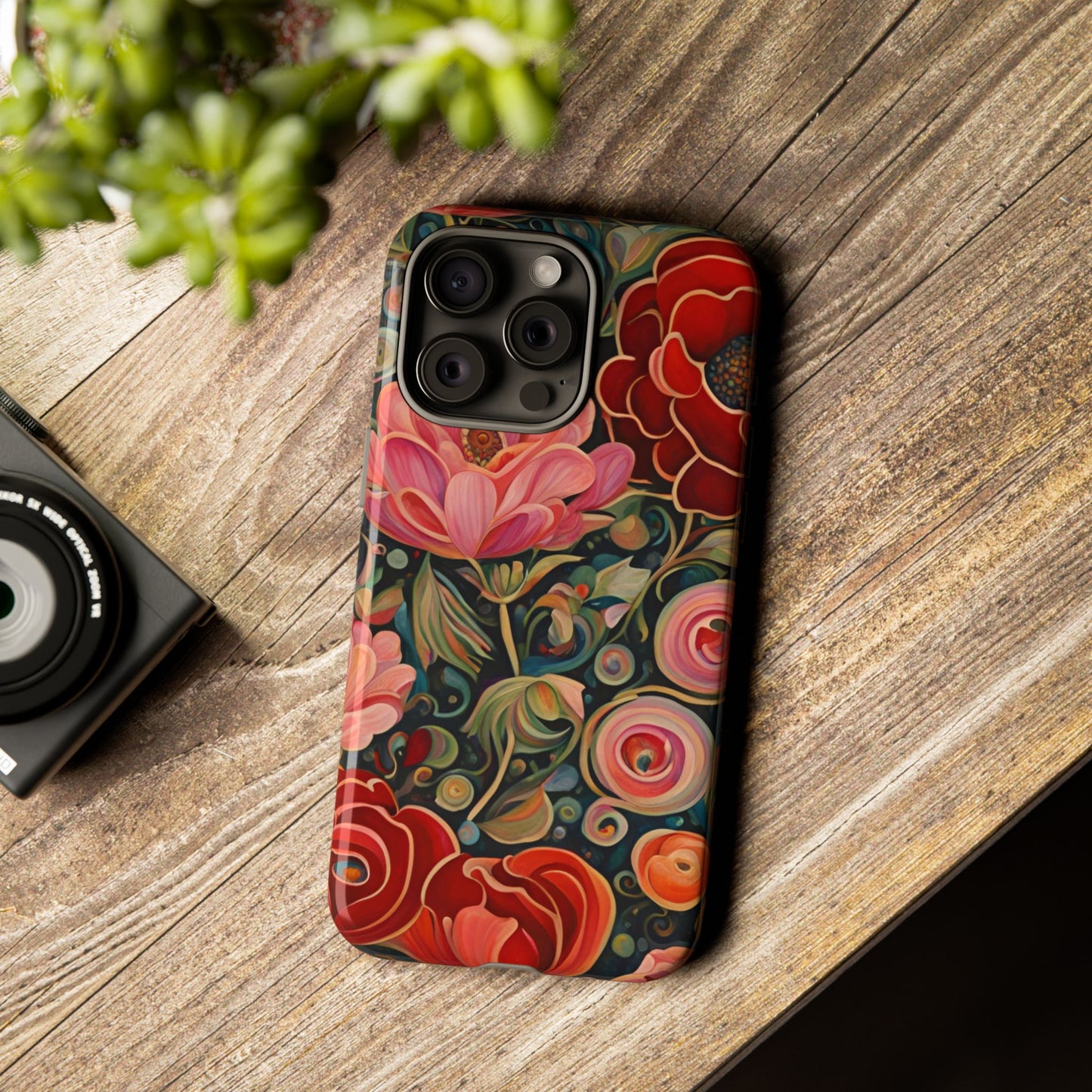 February Flowers iPhone Samsung Galaxy Google Pixel Tough Cases