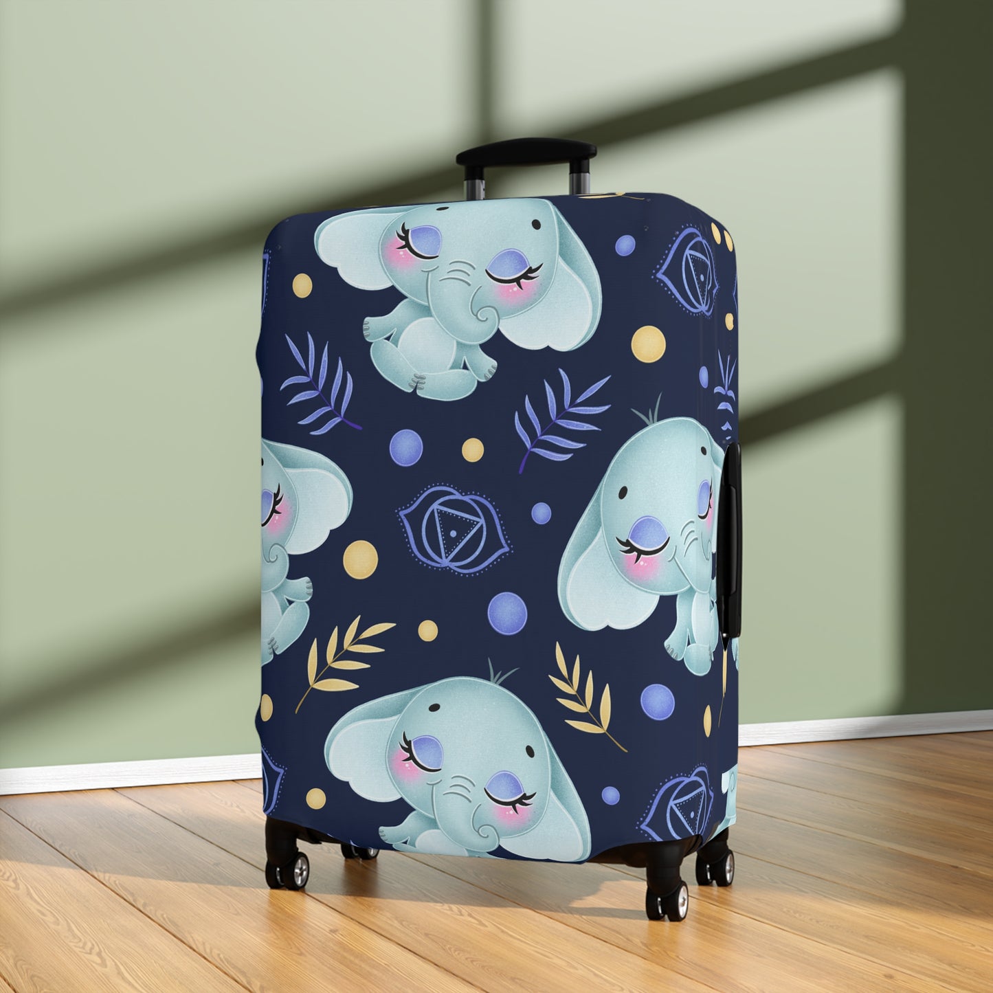 Zen Elephant Luggage Cover