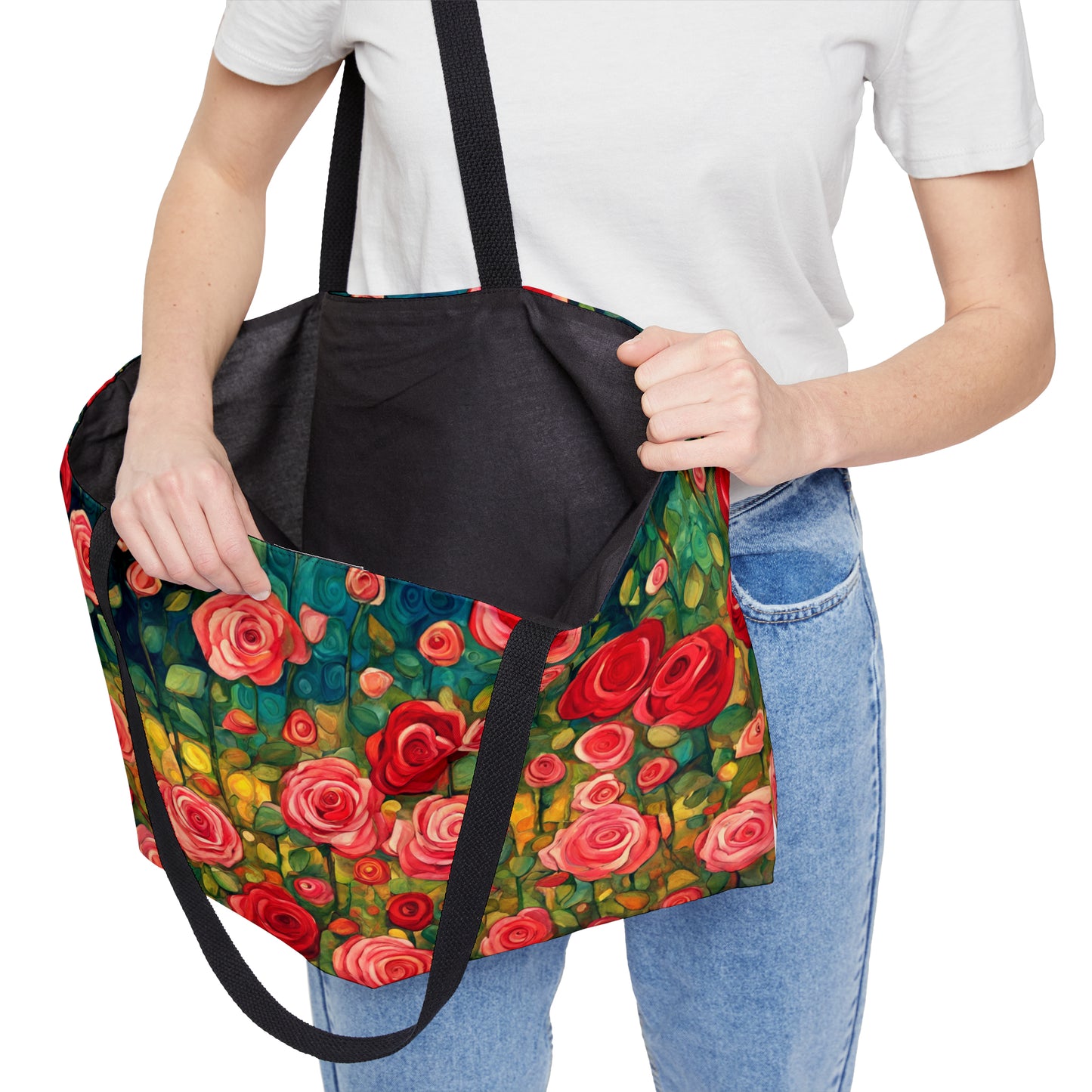 Wall of Roses Weekender Tote Bag