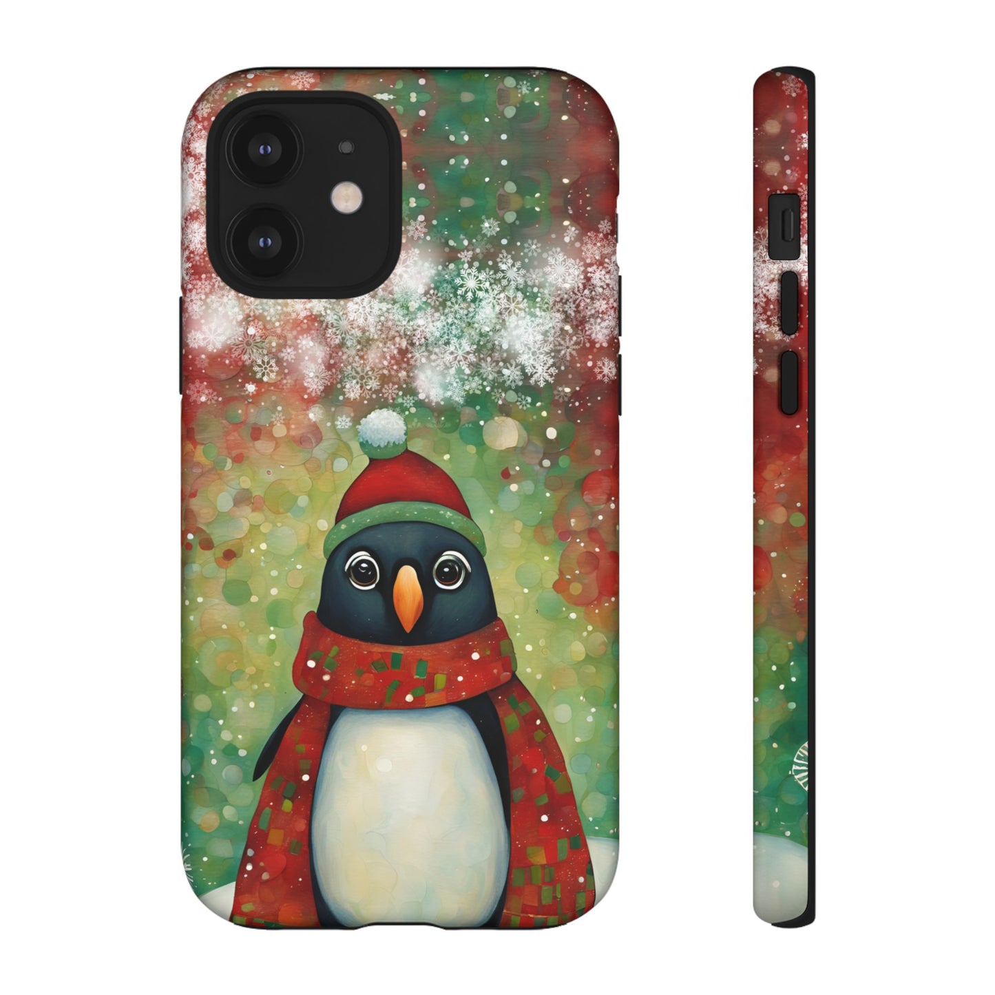 Christmas Penguin iPhone Samsung Galaxy Google Pixel Tough Cases