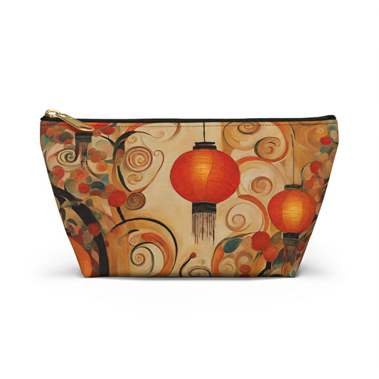 Lanterns & Swirls Accessory Pouch w T-bottom