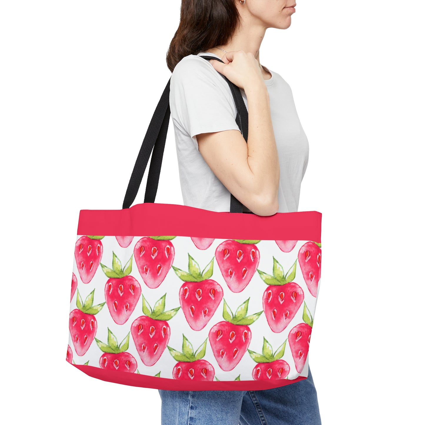 Strawberry Fields Weekender Tote Bag