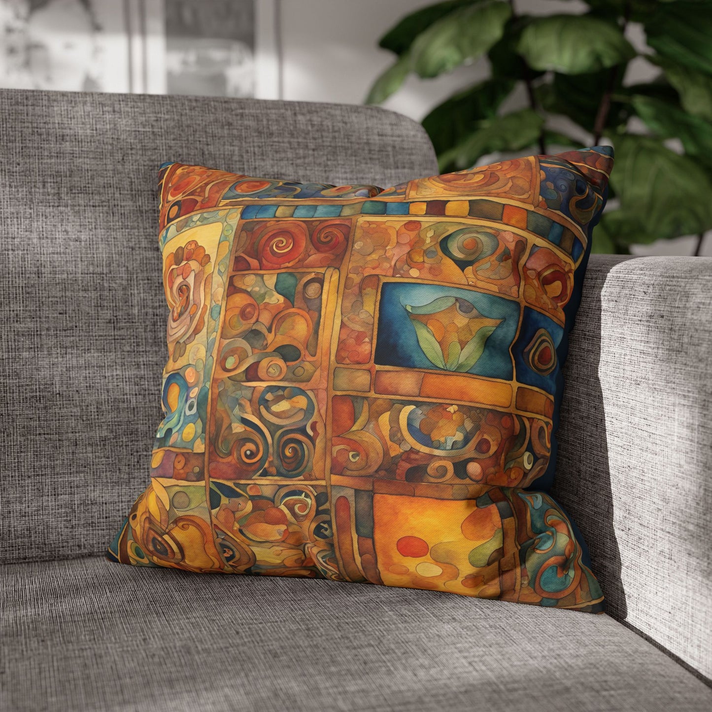 Lupe Square Poly Canvas Pillowcase