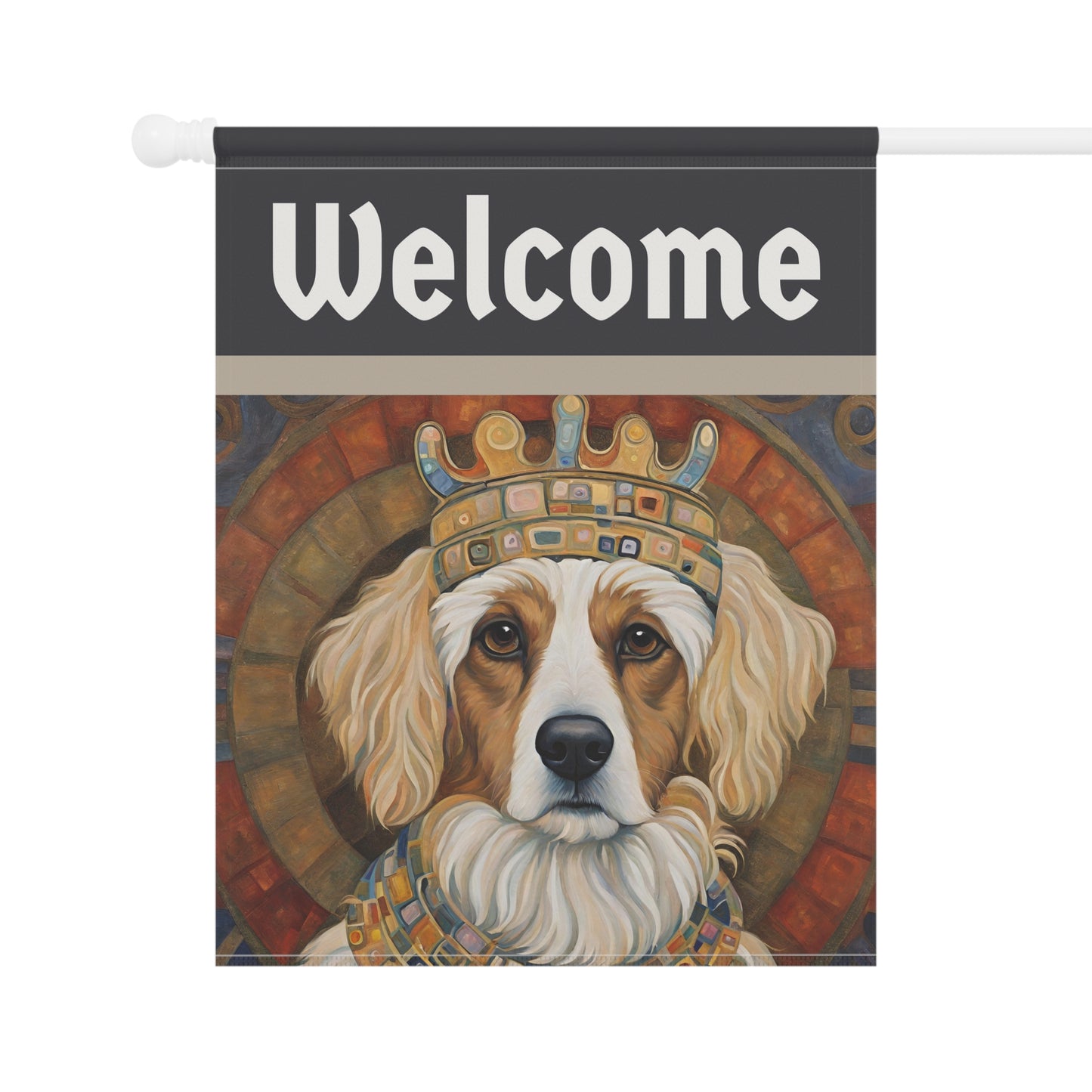 Fritz Welcome 2-Sided Garden & House Flag/Banner