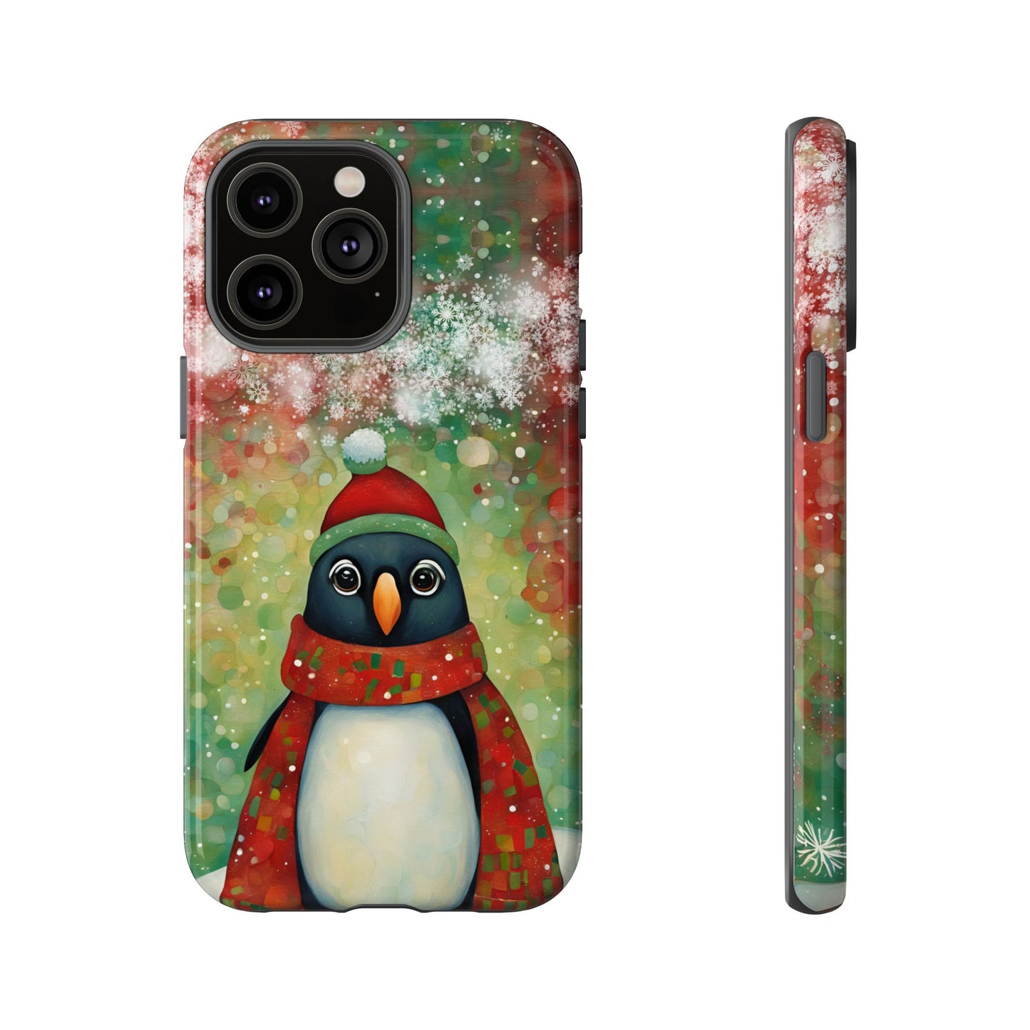 Christmas Penguin iPhone Samsung Galaxy Google Pixel Tough Cases