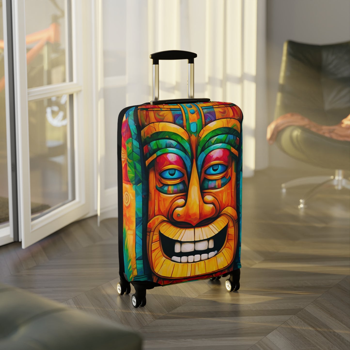 The Tiki Knows Luggage Cover ONLY