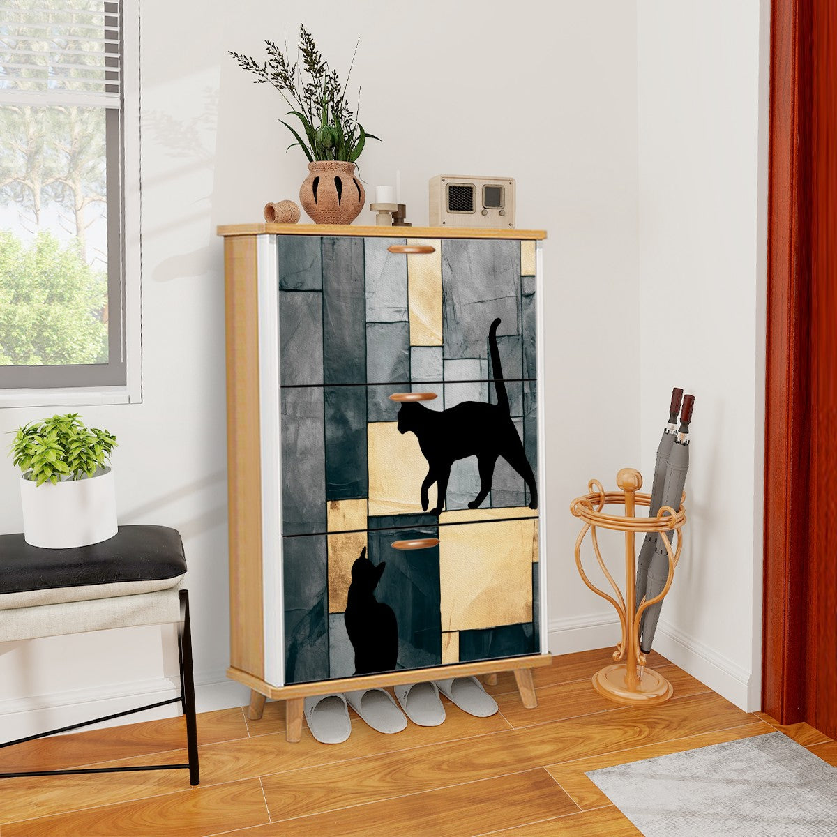 Shoe Cabinet (Made in USA)