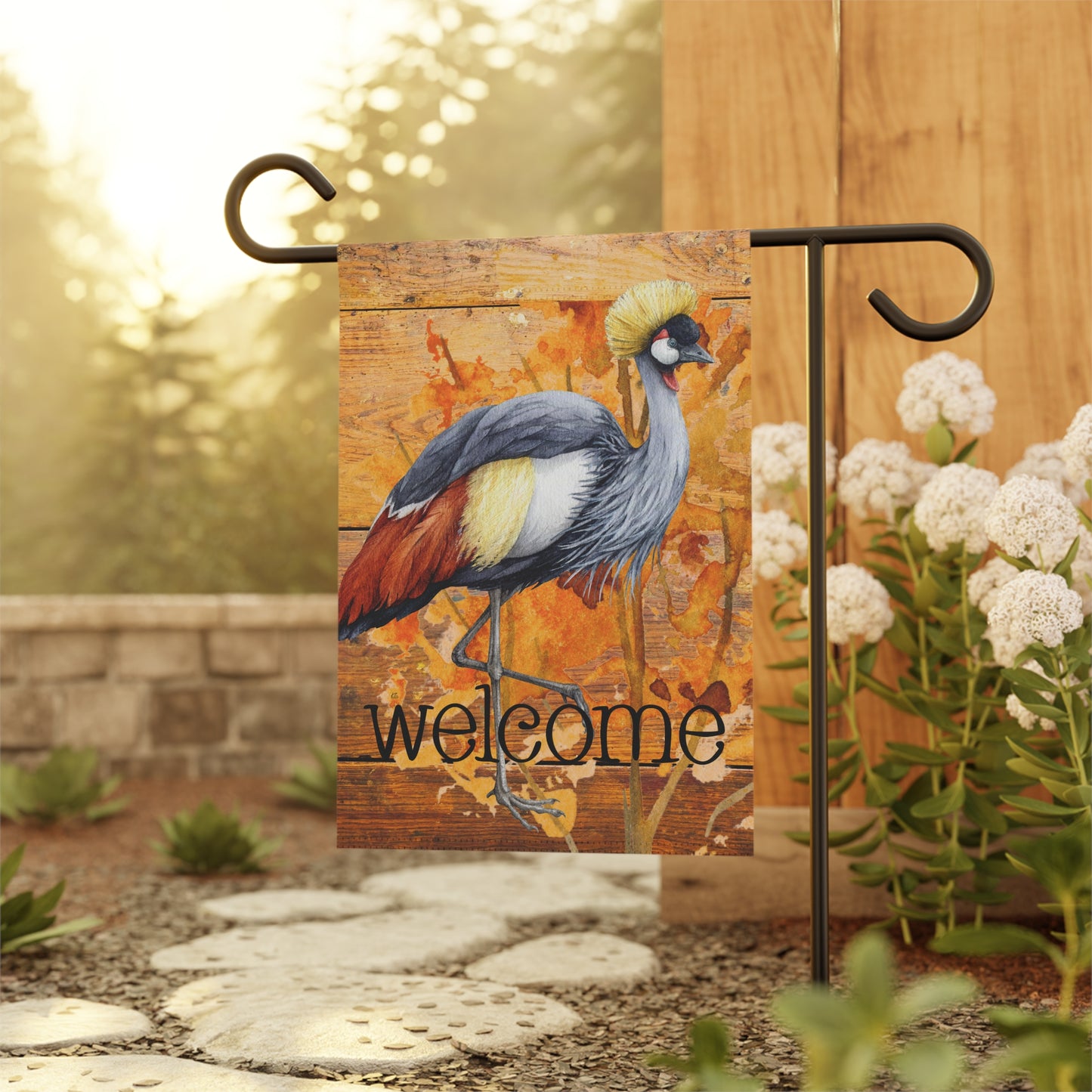 Balance Welcome 2-Sided Garden & House Flag/Banner