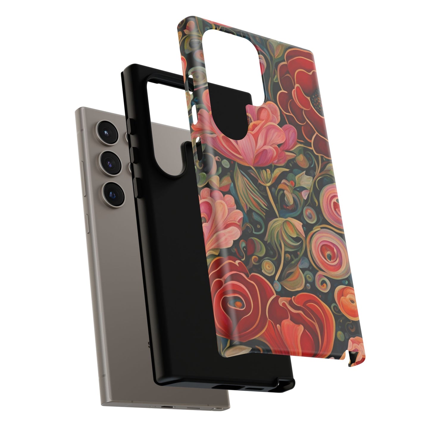 February Flowers iPhone Samsung Galaxy Google Pixel Tough Cases