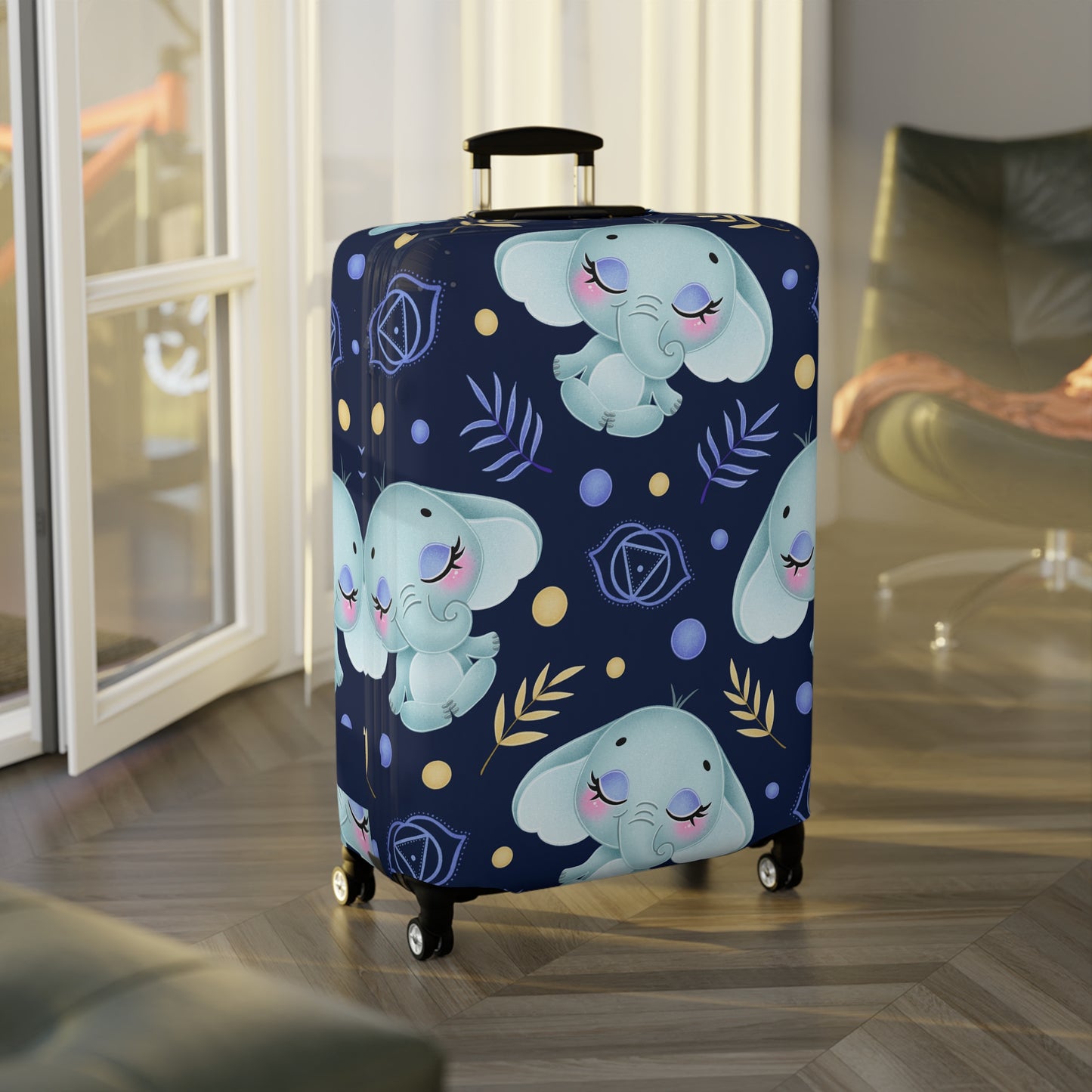 Zen Elephant Luggage Cover