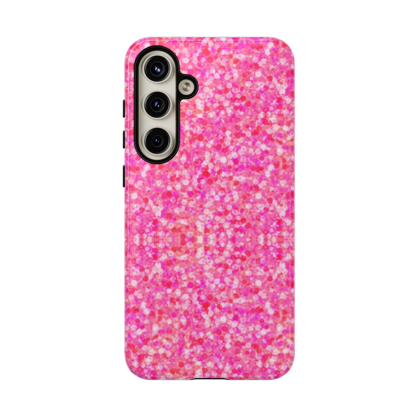 Poppin Pink iPhone Samsung Galaxy Google Pixel Tough Cases