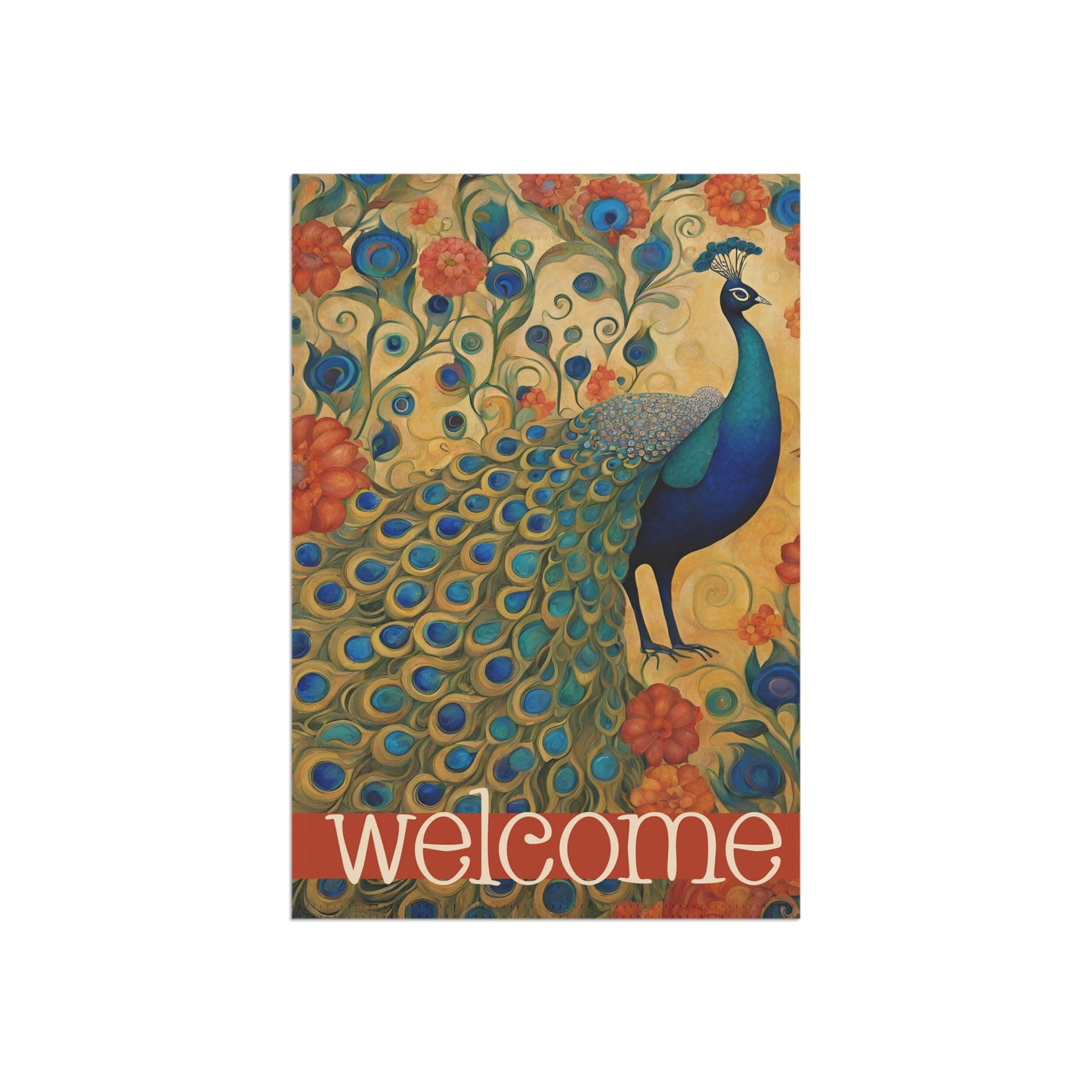 Flaunting It Welcome 2-Sided Garden & House Flag/Banner