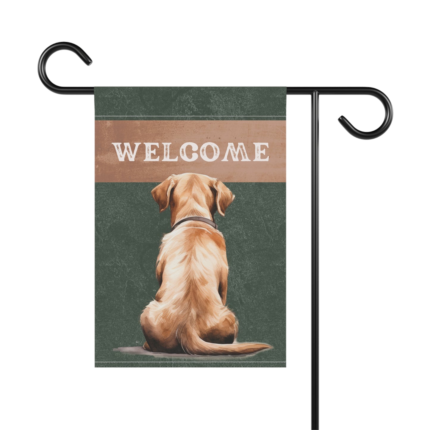 Labrador Welcome 2-Sided Garden & House Flag/Banner