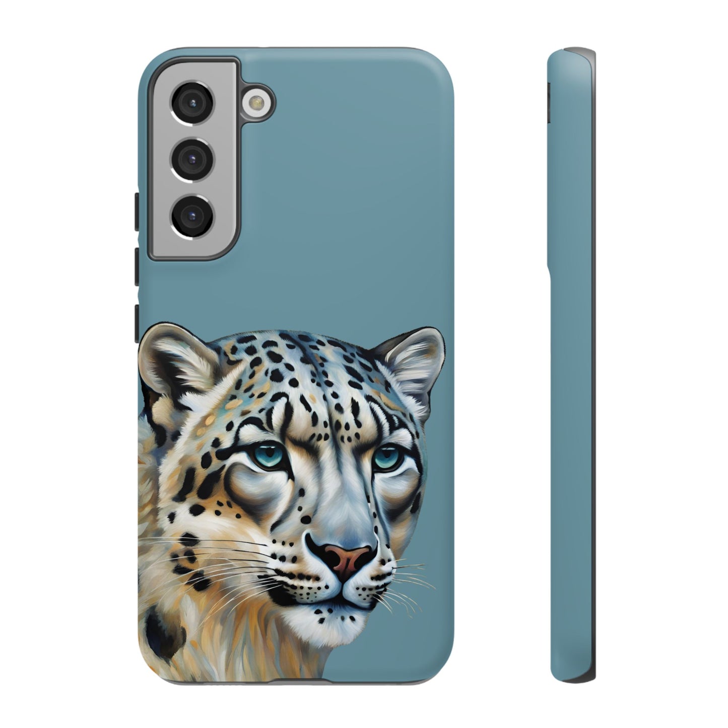 Snow Leopard iPhone Samsung Galaxy Google Pixel Tough Cases