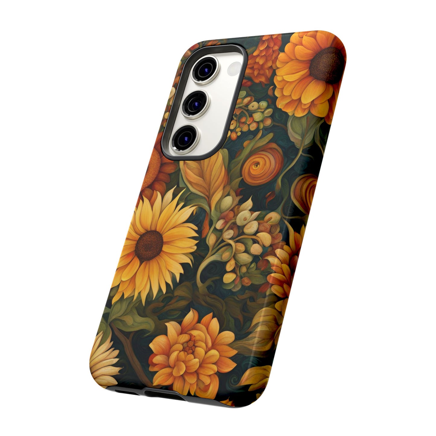 Autumn Flowers iPhone Samsung Galaxy Google Pixel Tough Cases