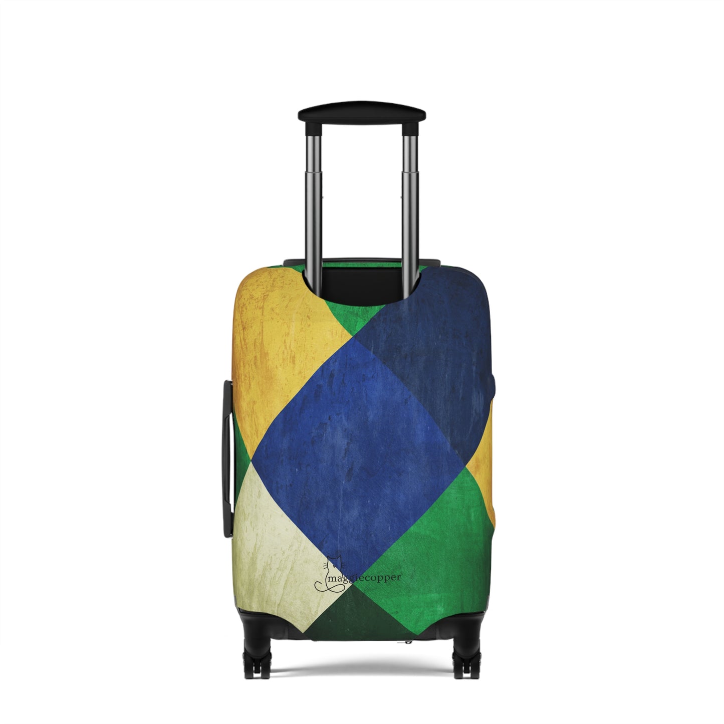 Brasil Plaid Luggage Cover