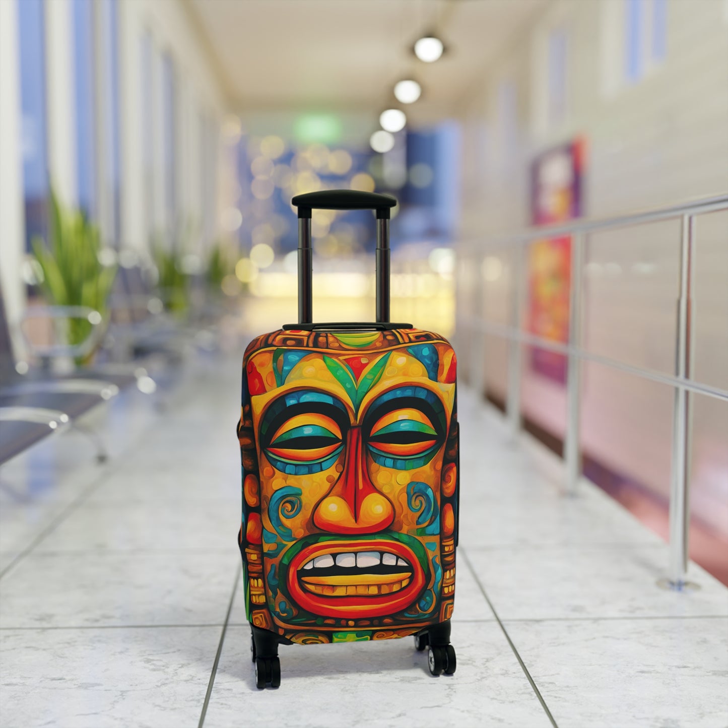 Happy Tiki Luggage Cover ONLY