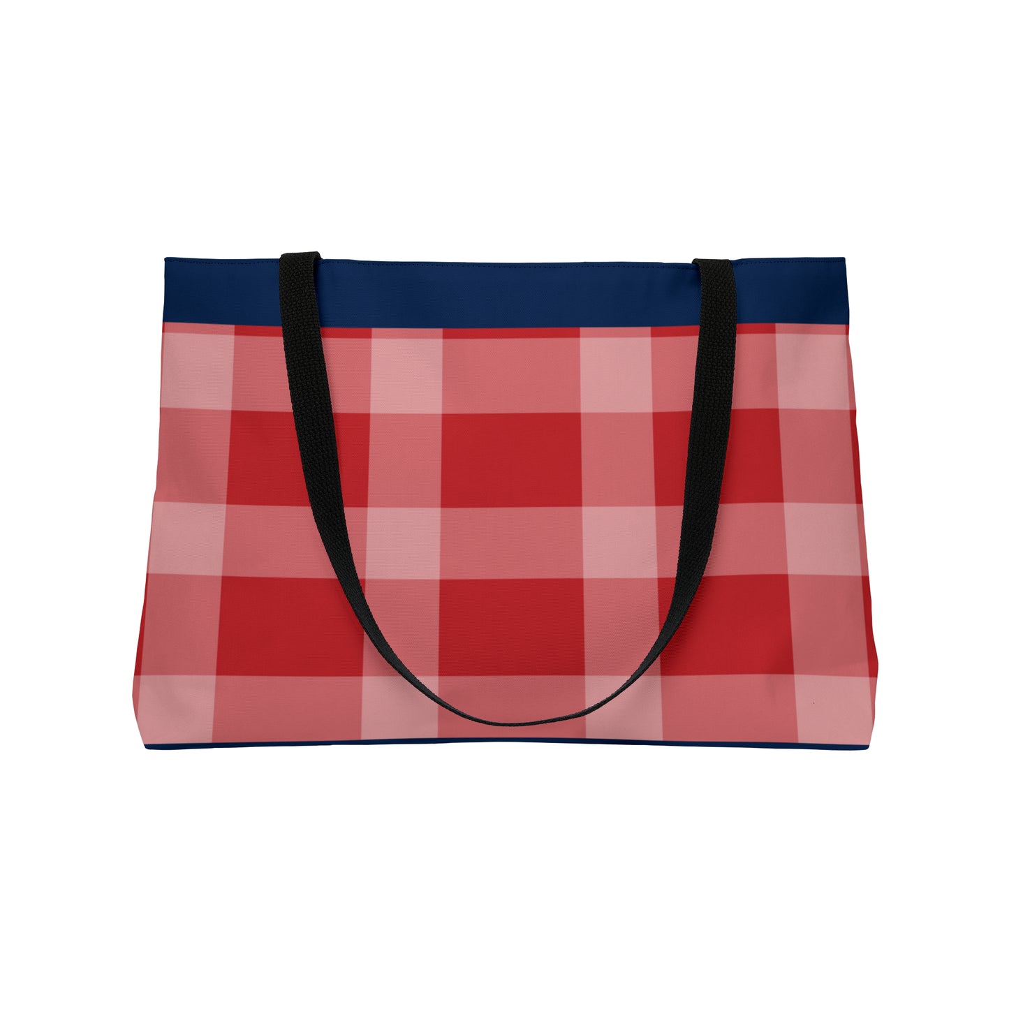 Red Plaid St Louis Cardinals Weekender Tote Bag